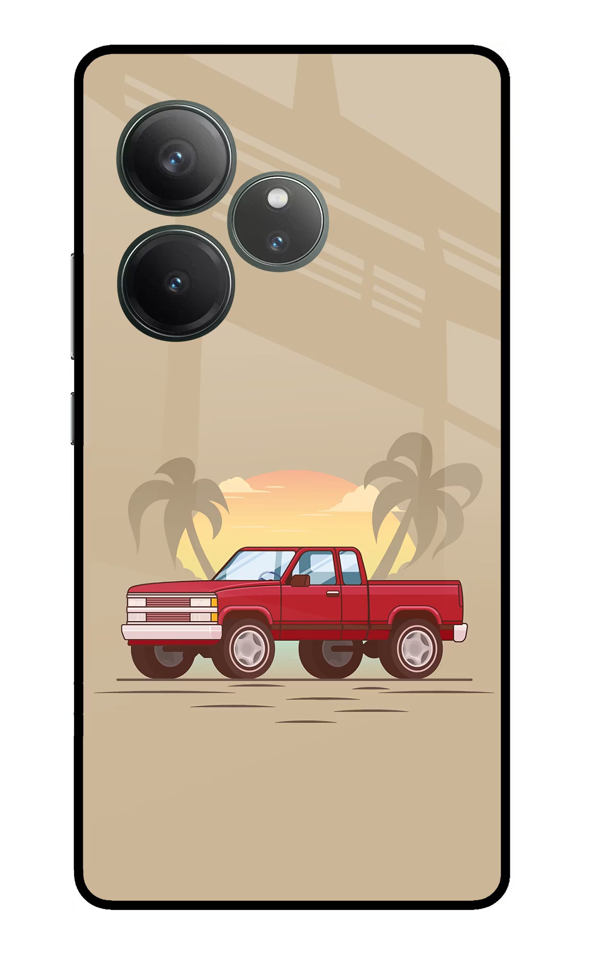 Desert Classic Drive Realme GT 6 Glass Case - Desert Classic Drive Realme GT 6 Glass Case Desert Classic Drive Realme GT 6 Glass Case