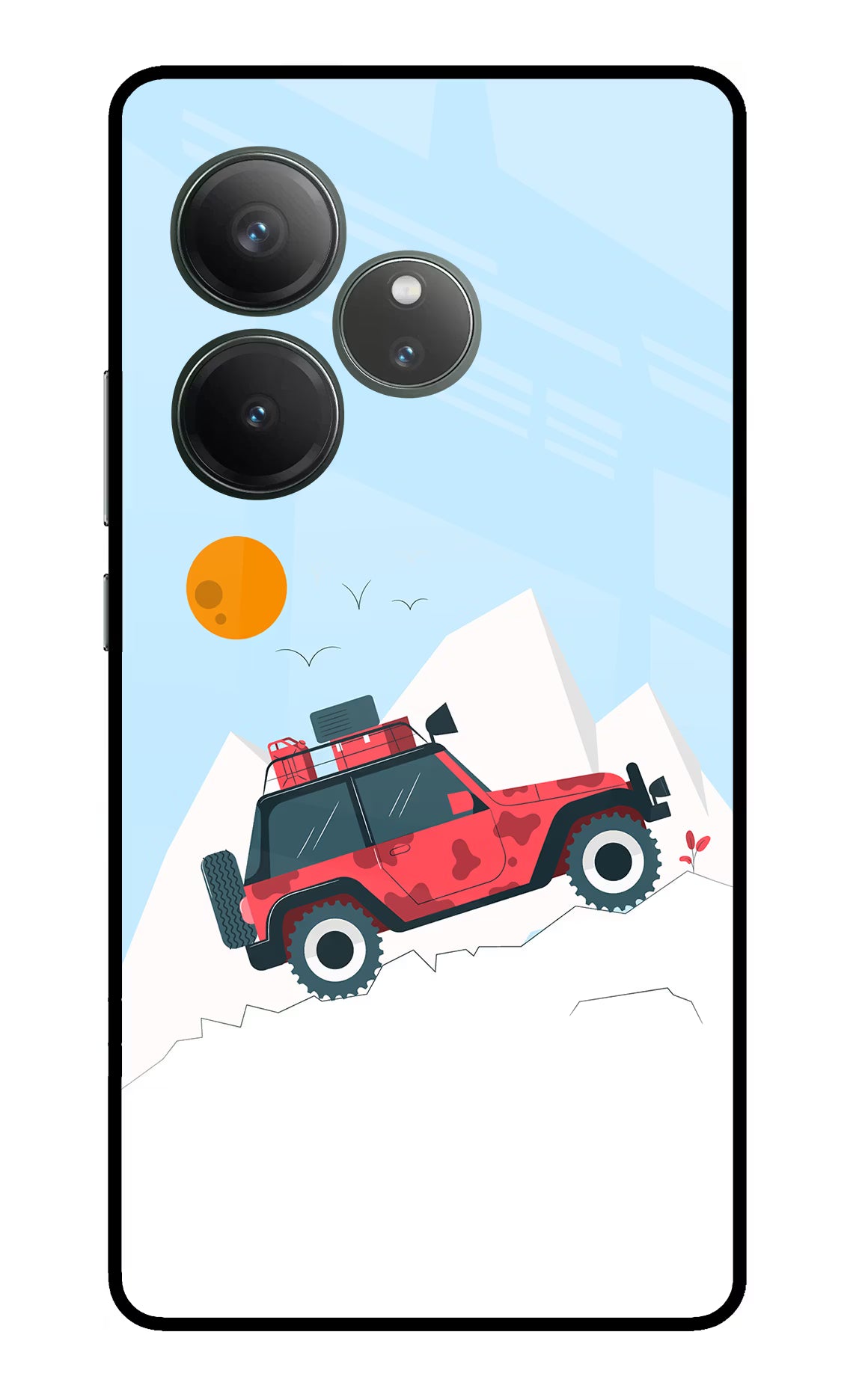 Mountain Trail Beast Realme GT 6 Glass Case - Mountain Trail Beast Realme GT 6 Glass Case Mountain Trail Beast Realme GT 6 Glass Case