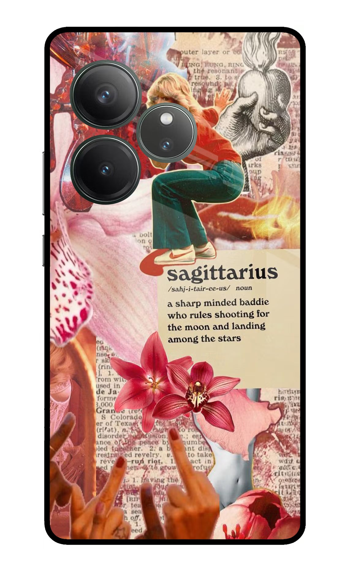 Sagittarius Zodiac Realme GT 6 Glass Case - Sagittarius Zodiac Realme GT 6 Glass Case Sagittarius Zodiac Realme GT 6 Glass Case