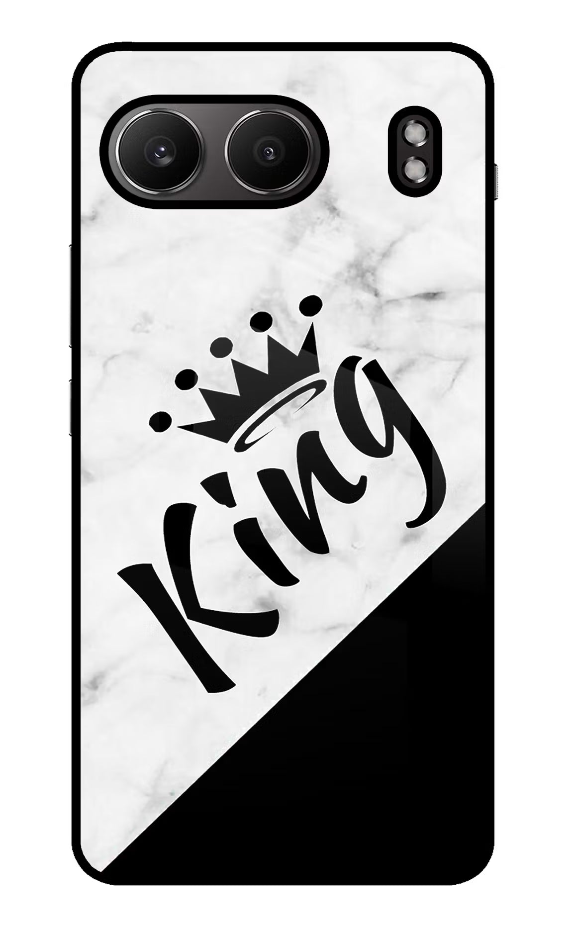 King OnePlus Nord 4 Glass Case - King OnePlus Nord 4 Glass Case King OnePlus Nord 4 Glass Case