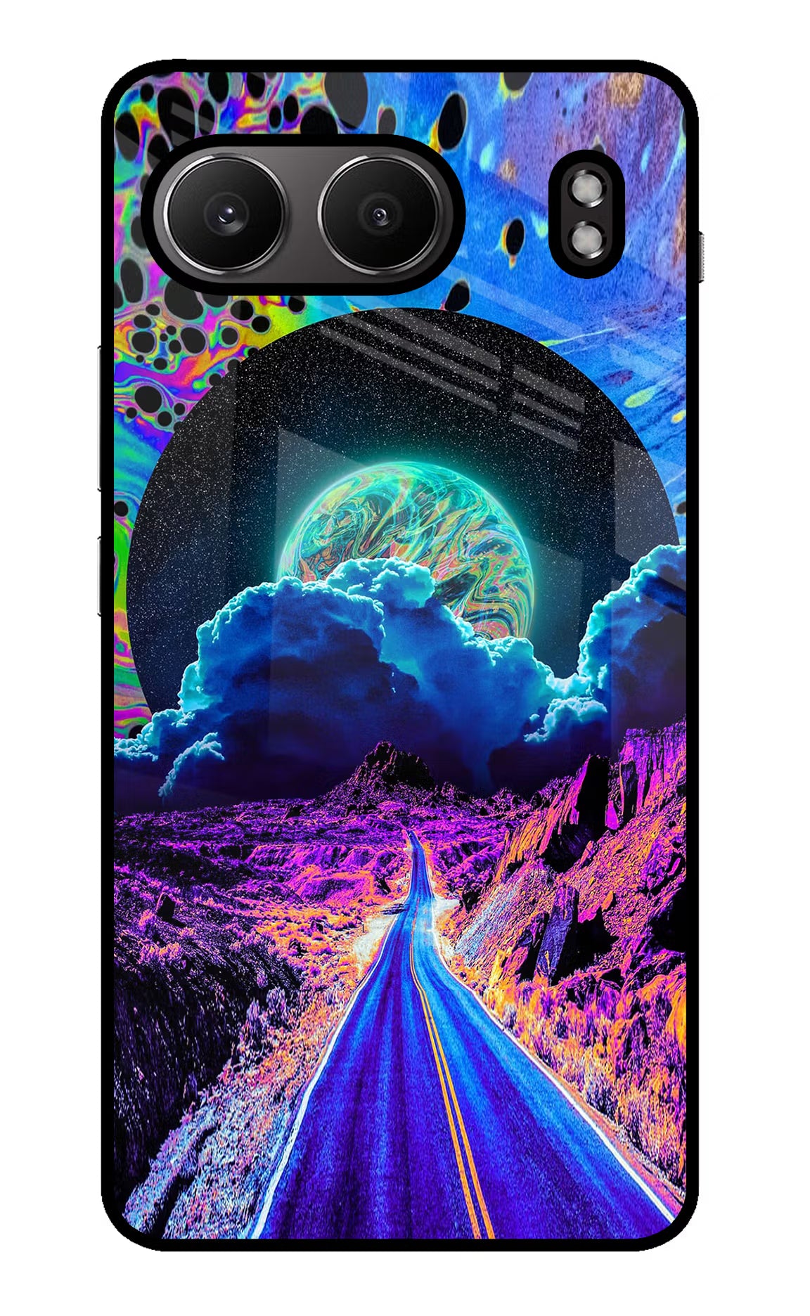 Psychedelic Painting OnePlus Nord 4 Glass Case - Psychedelic Painting OnePlus Nord 4 Glass Case Psychedelic Painting OnePlus Nord 4 Glass Case