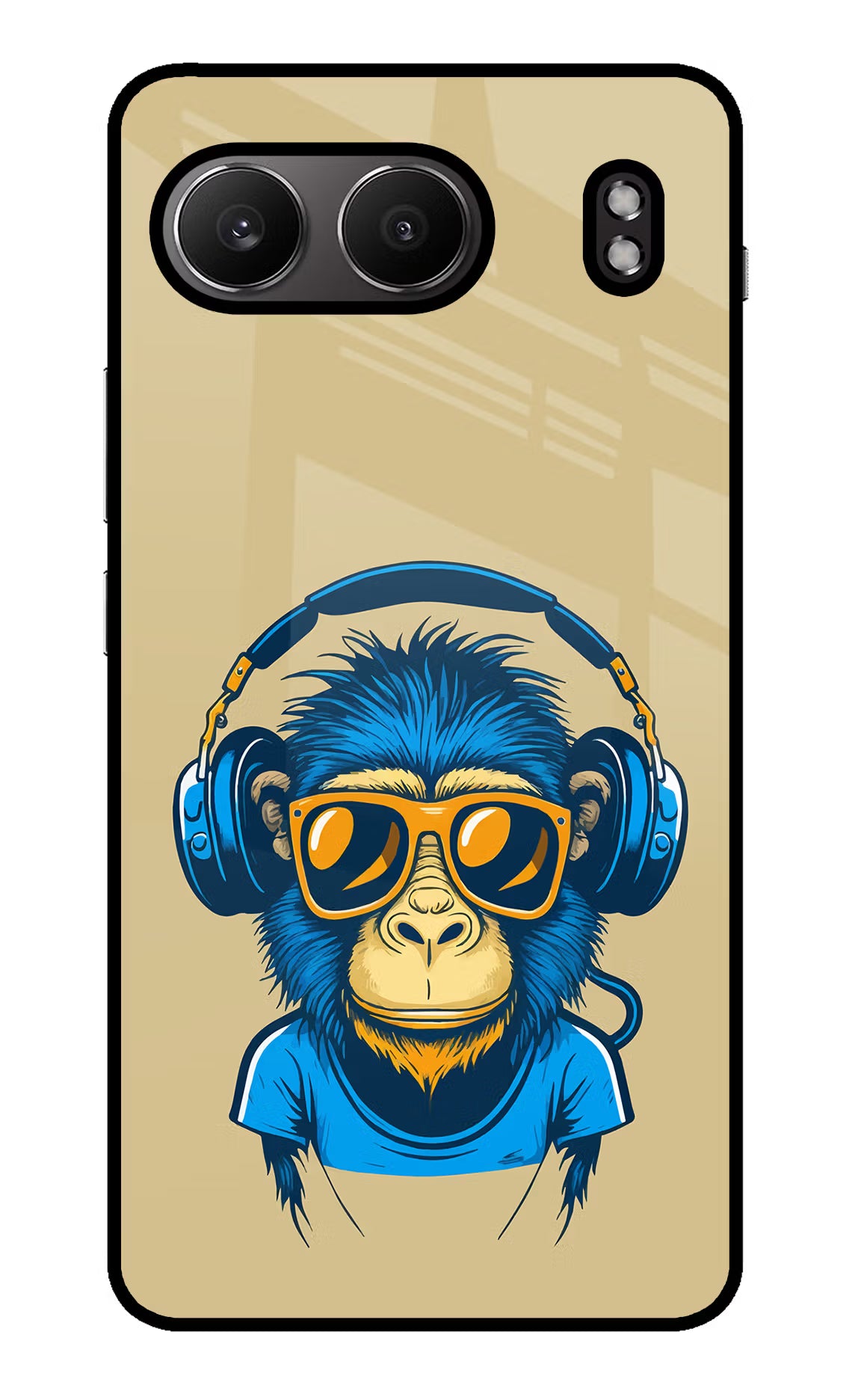 Monkey Headphone OnePlus Nord 4 Glass Case - Monkey Headphone OnePlus Nord 4 Glass Case Monkey Headphone OnePlus Nord 4 Glass Case
