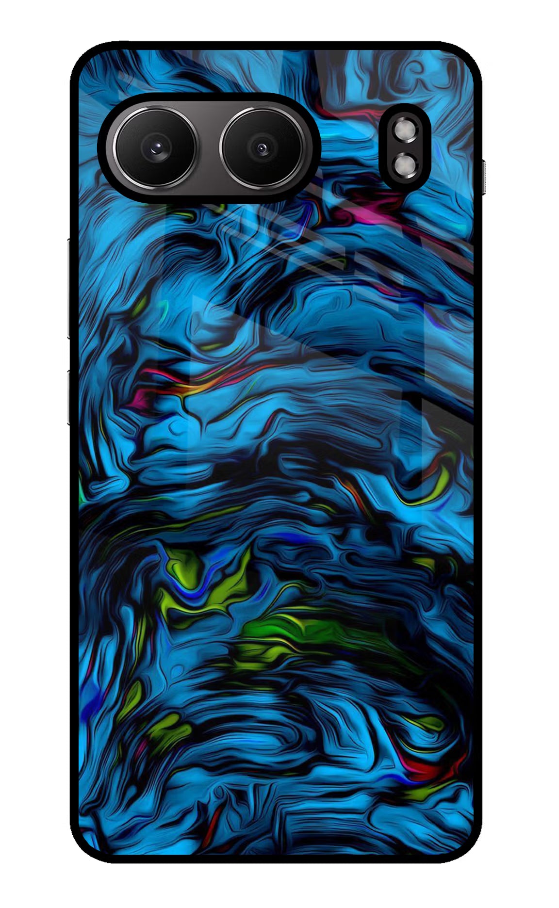 Dark Blue Abstract OnePlus Nord 4 Glass Case - Dark Blue Abstract OnePlus Nord 4 Glass Case Dark Blue Abstract OnePlus Nord 4 Glass Case