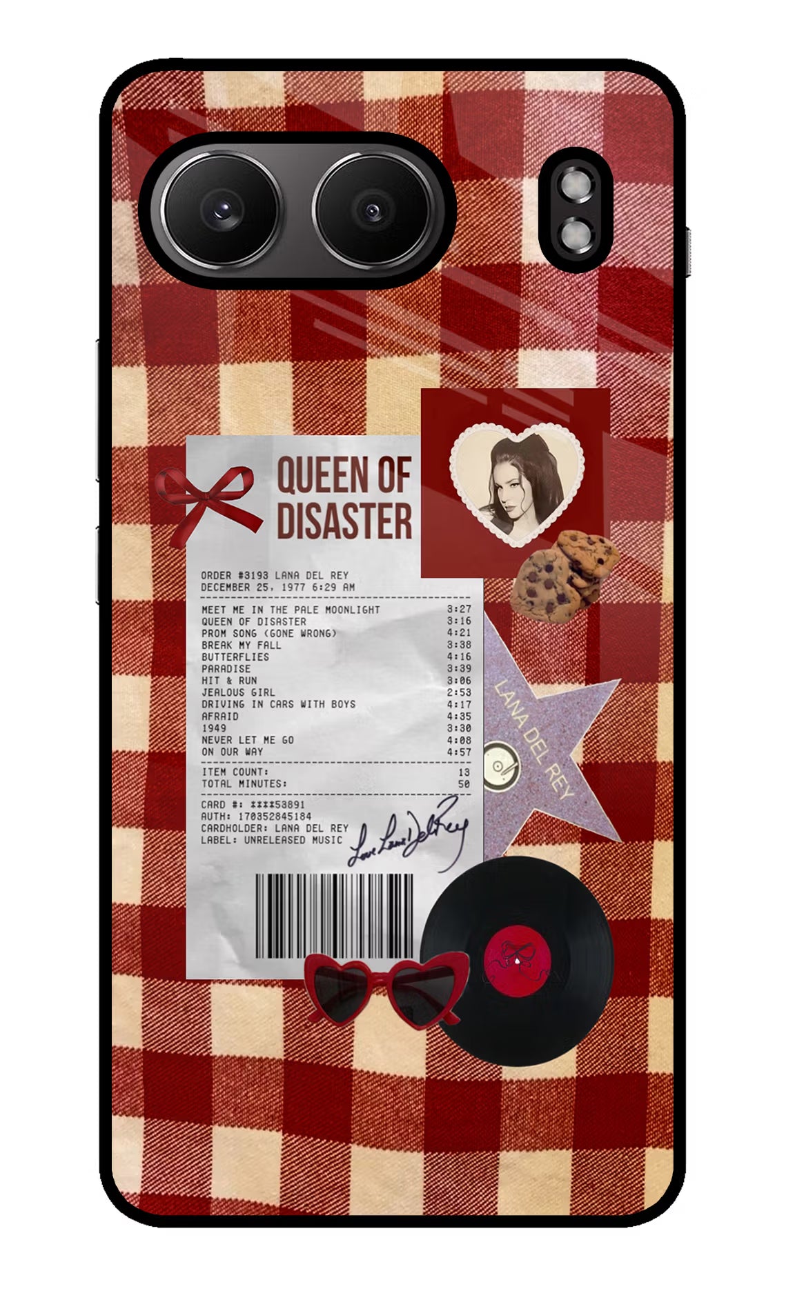 Queen of Disaster OnePlus Nord 4 Glass Case - Queen of Disaster OnePlus Nord 4 Glass Case Queen of Disaster OnePlus Nord 4 Glass Case