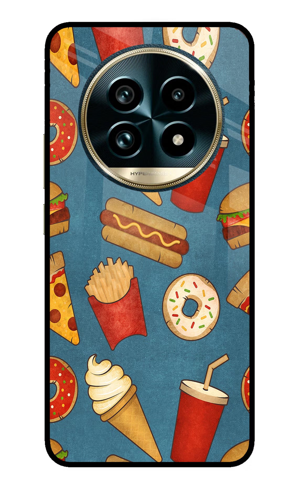 Foodie Realme 13 Pro+ 5G Glass Case - Foodie Realme 13 Pro+ 5G Glass Case Foodie Realme 13 Pro+ 5G Glass Case