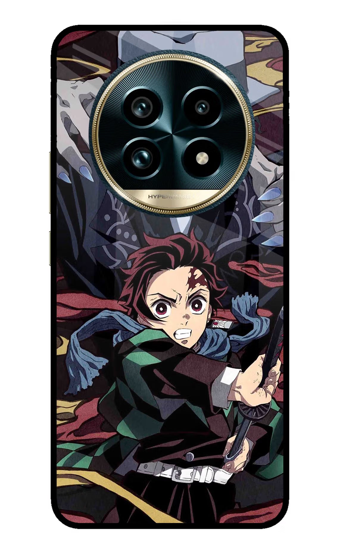 Demon Slayer Realme 13 Pro+ 5G Glass Case - Demon Slayer Realme 13 Pro+ 5G Glass Case Demon Slayer Realme 13 Pro+ 5G Glass Case