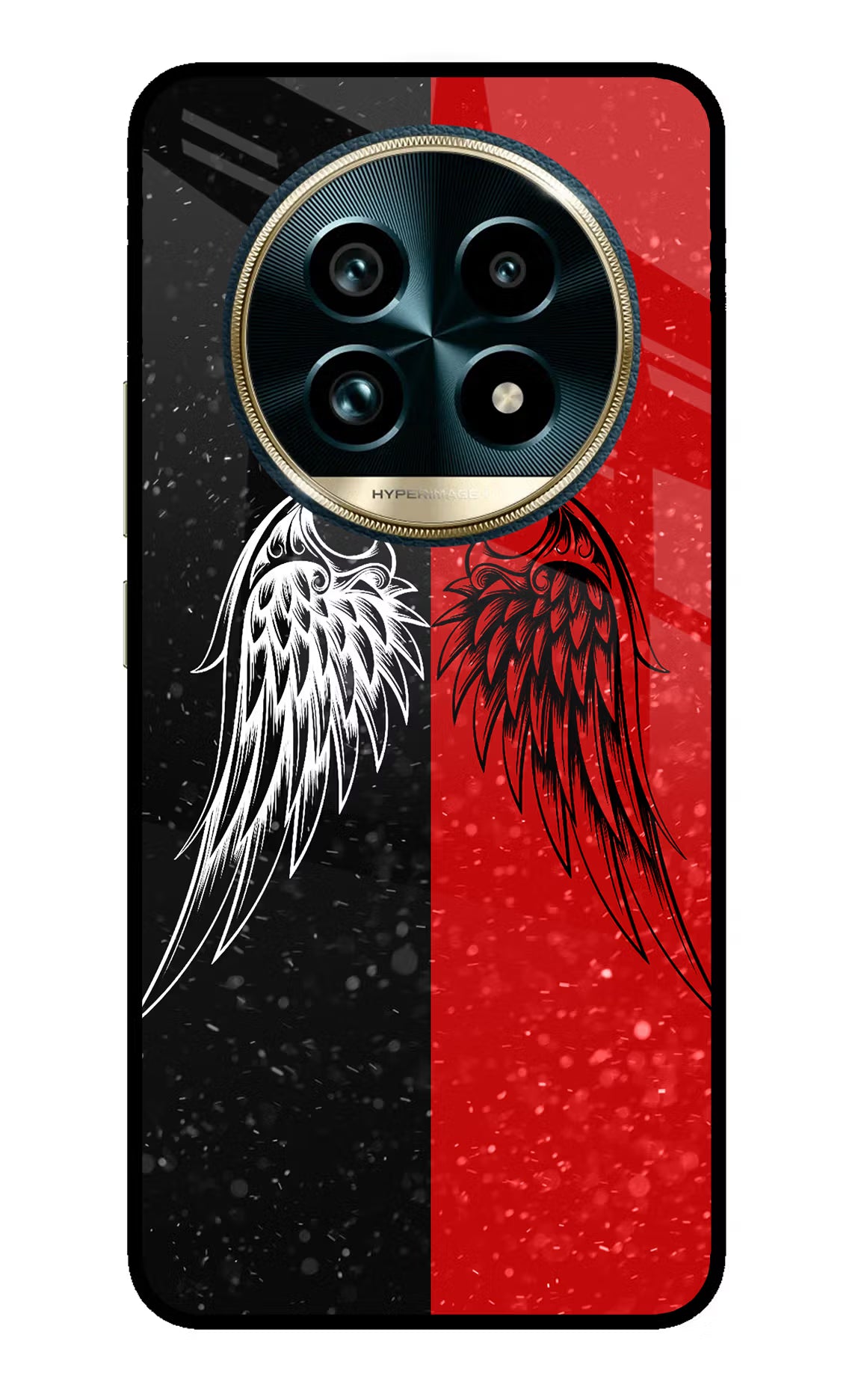 Wings Realme 13 Pro+ 5G Glass Case - Wings Realme 13 Pro+ 5G Glass Case Wings Realme 13 Pro+ 5G Glass Case