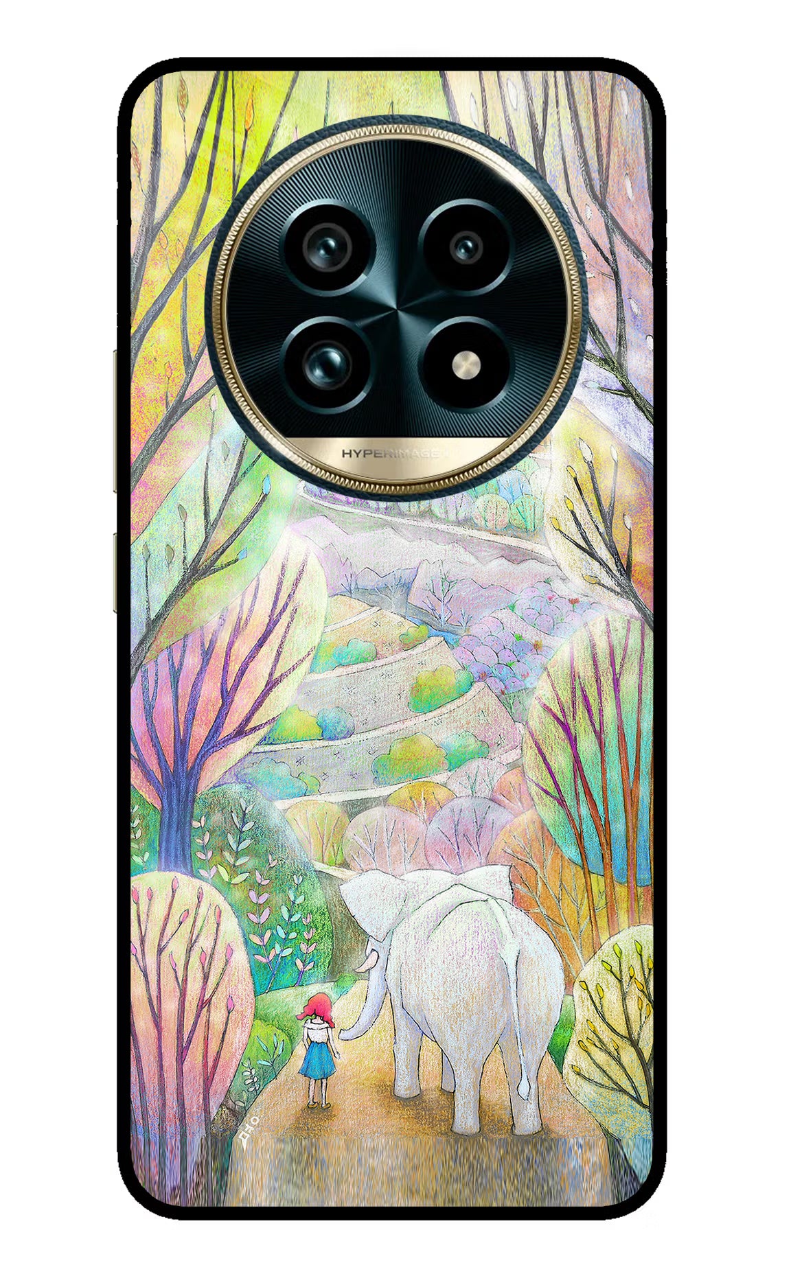 Nature Painting Realme 13 Pro+ 5G Glass Case - Nature Painting Realme 13 Pro+ 5G Glass Case Nature Painting Realme 13 Pro+ 5G Glass Case