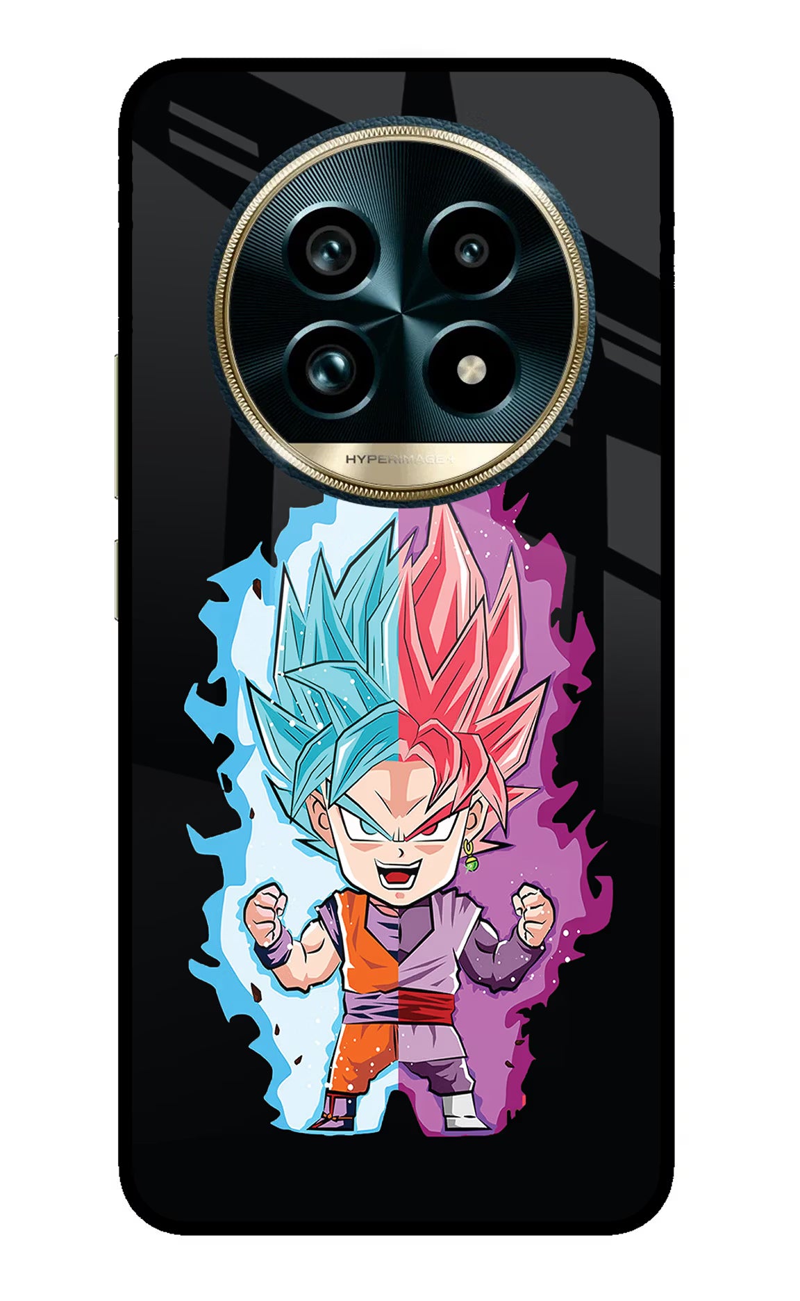 Chota Goku Realme 13 Pro+ 5G Glass Case - Chota Goku Realme 13 Pro+ 5G Glass Case Chota Goku Realme 13 Pro+ 5G Glass Case