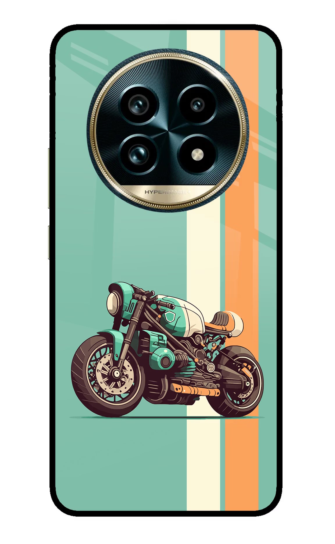 Striped Moto Drift Realme 13 Pro+ 5G Glass Case - Striped Moto Drift Realme 13 Pro+ 5G Glass Case Striped Moto Drift Realme 13 Pro+ 5G Glass Case