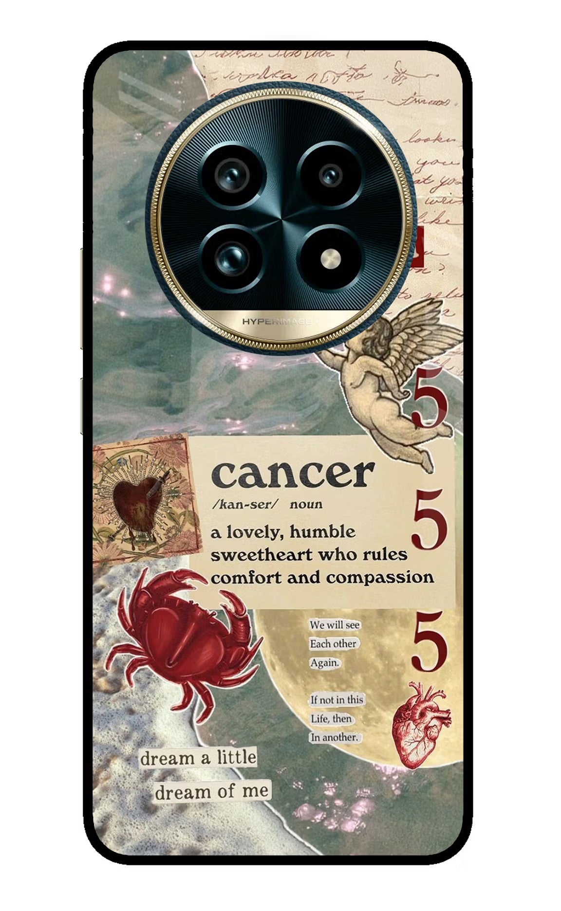 Cancer Zodiac Realme 13 Pro+ 5G Glass Case - Cancer Zodiac Realme 13 Pro+ 5G Glass Case Cancer Zodiac Realme 13 Pro+ 5G Glass Case