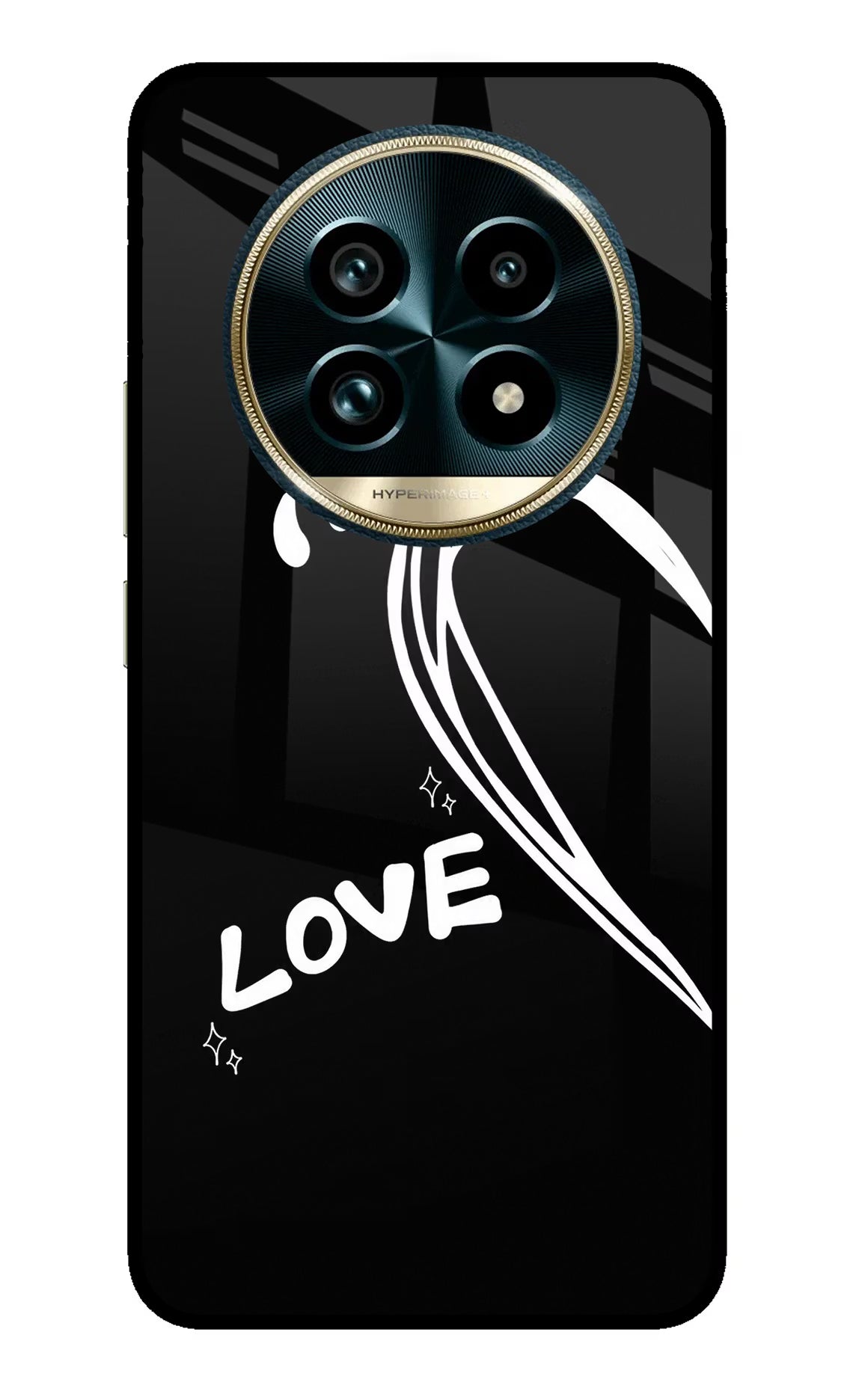 Love Line Realme 13 Pro+ 5G Glass Case - Love Line Realme 13 Pro+ 5G Glass Case Love Line Realme 13 Pro+ 5G Glass Case