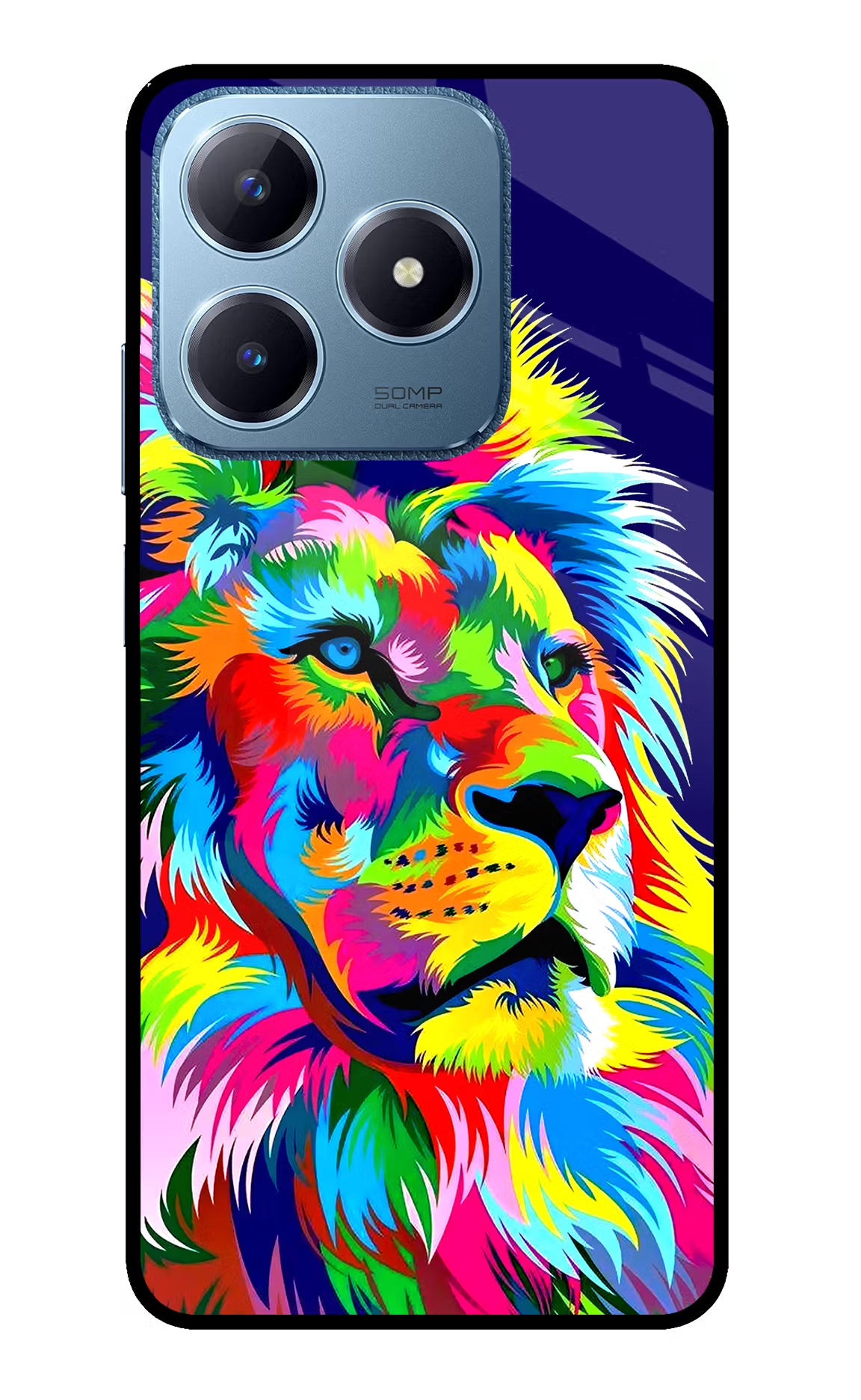 Vector Art Lion Realme C63 Glass Case - Vector Art Lion Realme C63 Glass Case Vector Art Lion Realme C63 Glass Case