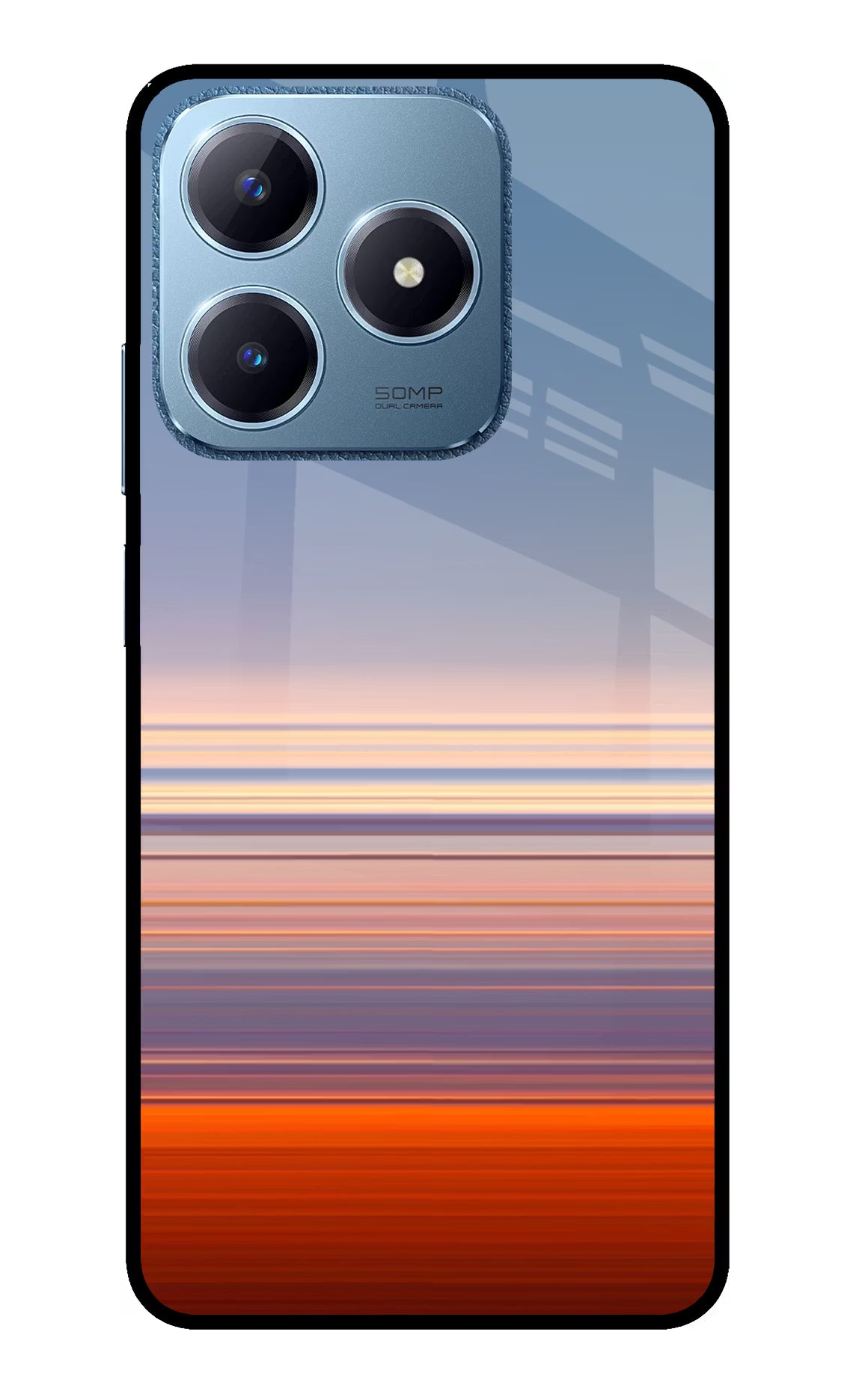 Morning Colors Realme C63 Glass Case - Morning Colors Realme C63 Glass Case Morning Colors Realme C63 Glass Case