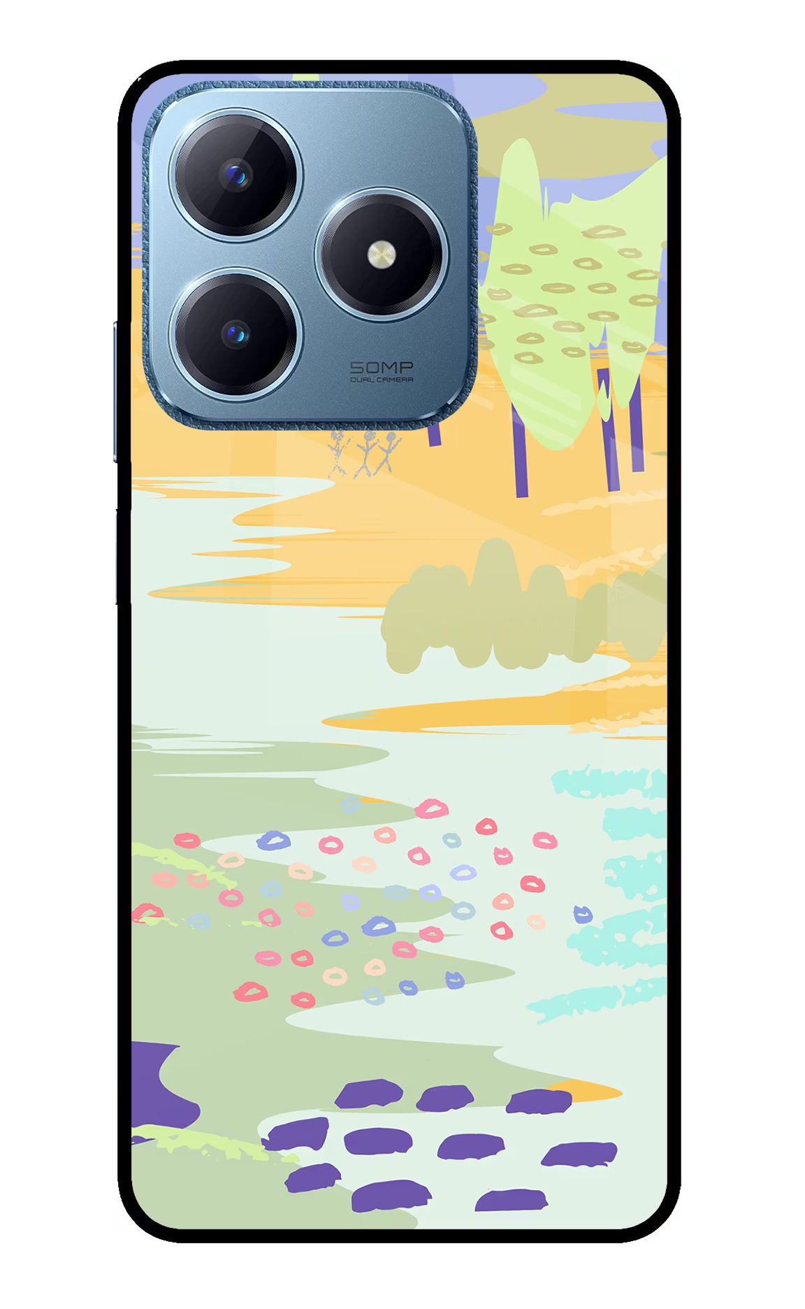 Scenery Realme C63 Glass Case - Scenery Realme C63 Glass Case Scenery Realme C63 Glass Case