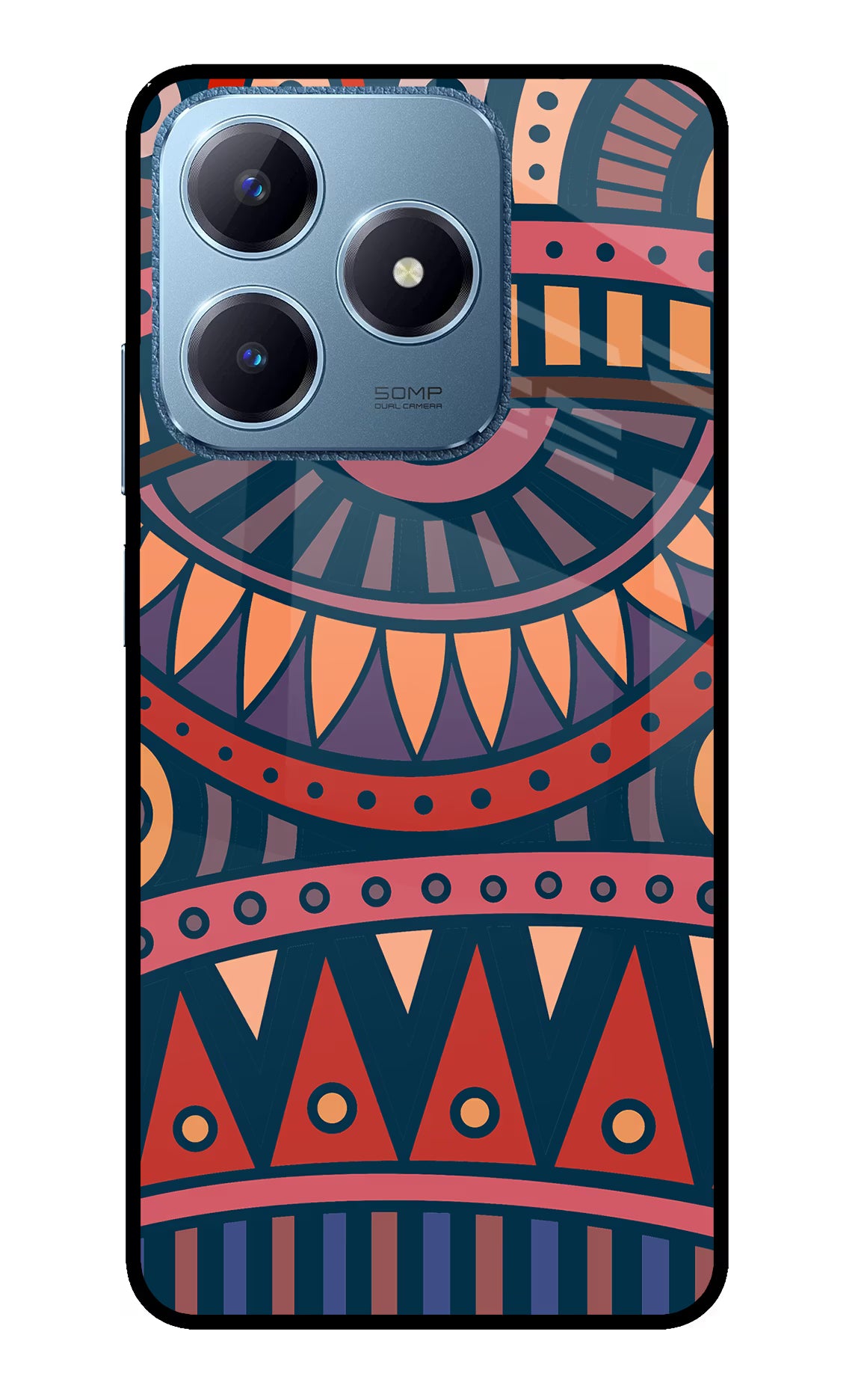 African Culture Design Realme C63 Glass Case - African Culture Design Realme C63 Glass Case African Culture Design Realme C63 Glass Case