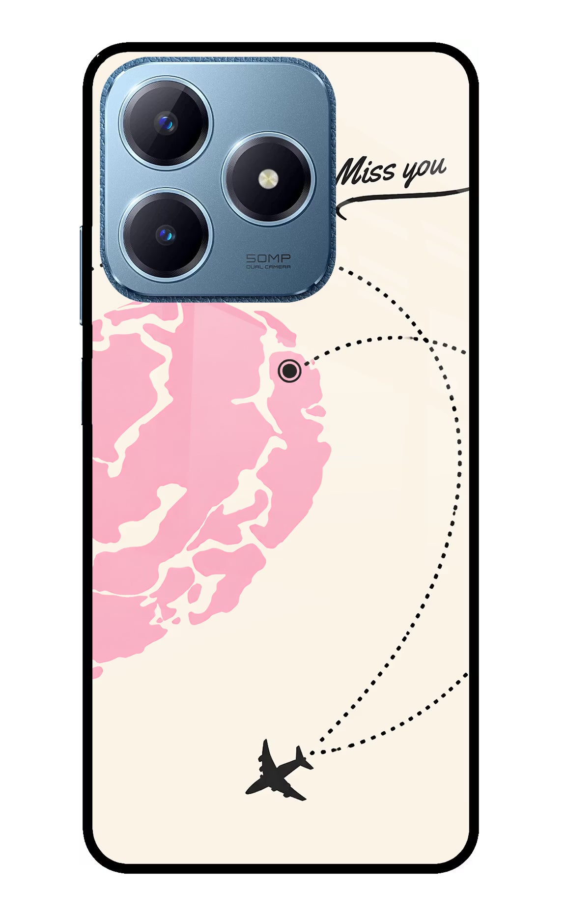 Miss Orbit Realme C63 Glass Case - Miss Orbit Realme C63 Glass Case Miss Orbit Realme C63 Glass Case