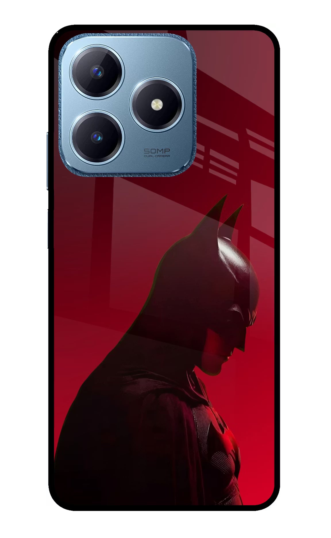 Dark Knight Realme C63 Glass Case - Dark Knight Realme C63 Glass Case Dark Knight Realme C63 Glass Case