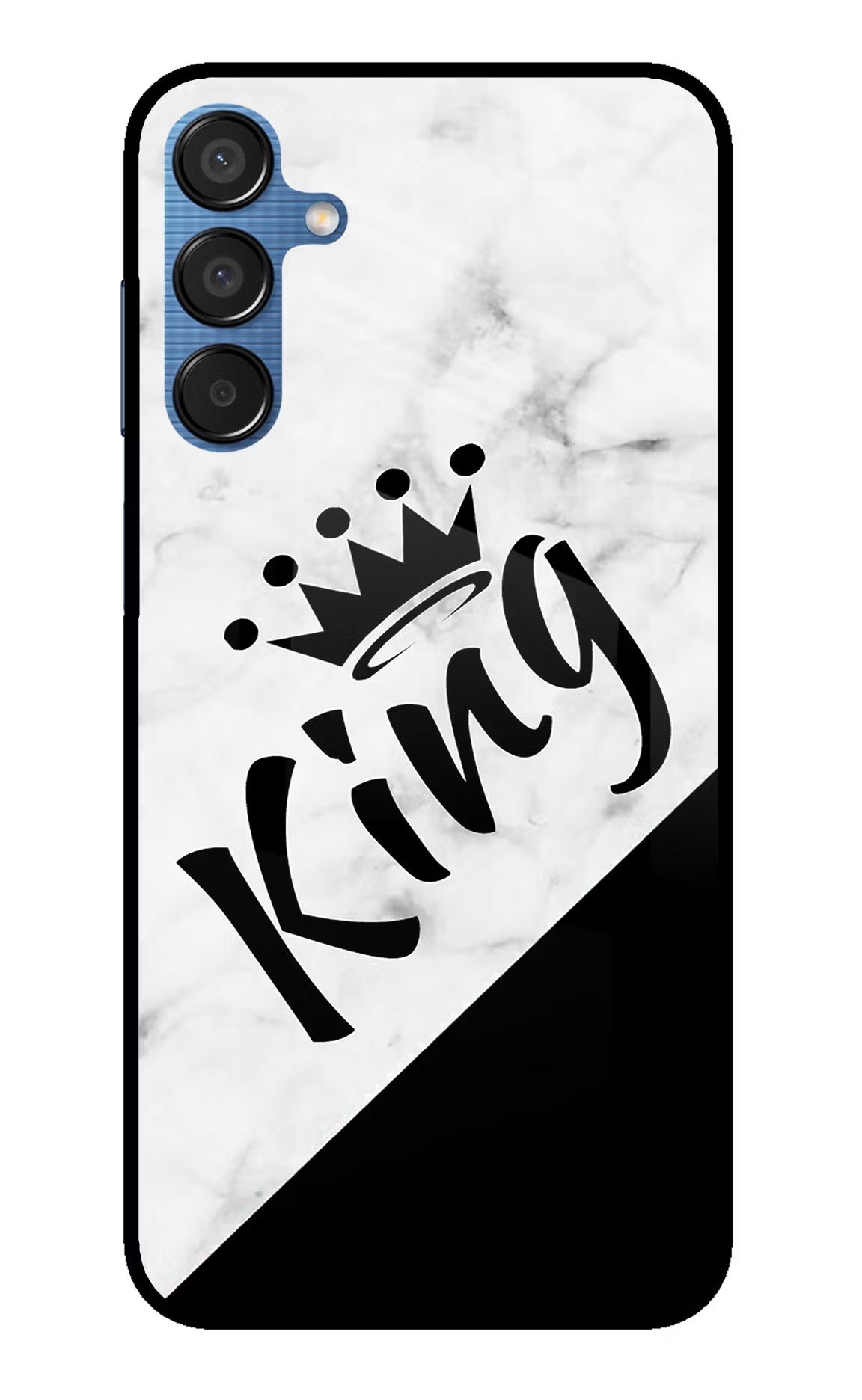 King Samsung M15 5G Glass Case - King Samsung M15 5G Glass Case King Samsung M15 5G Glass Case