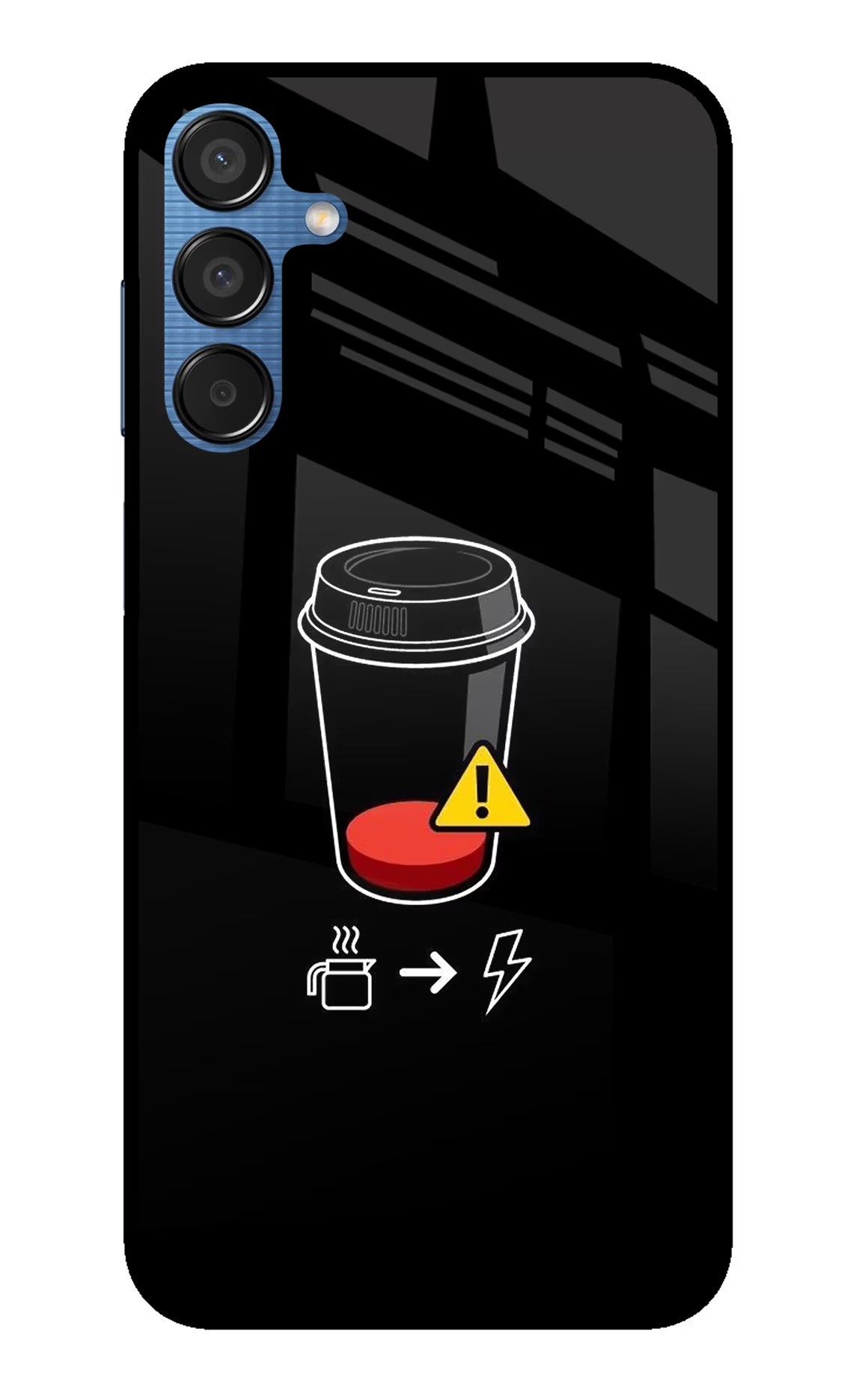 Coffee Samsung M15 5G Glass Case - Coffee Samsung M15 5G Glass Case Coffee Samsung M15 5G Glass Case