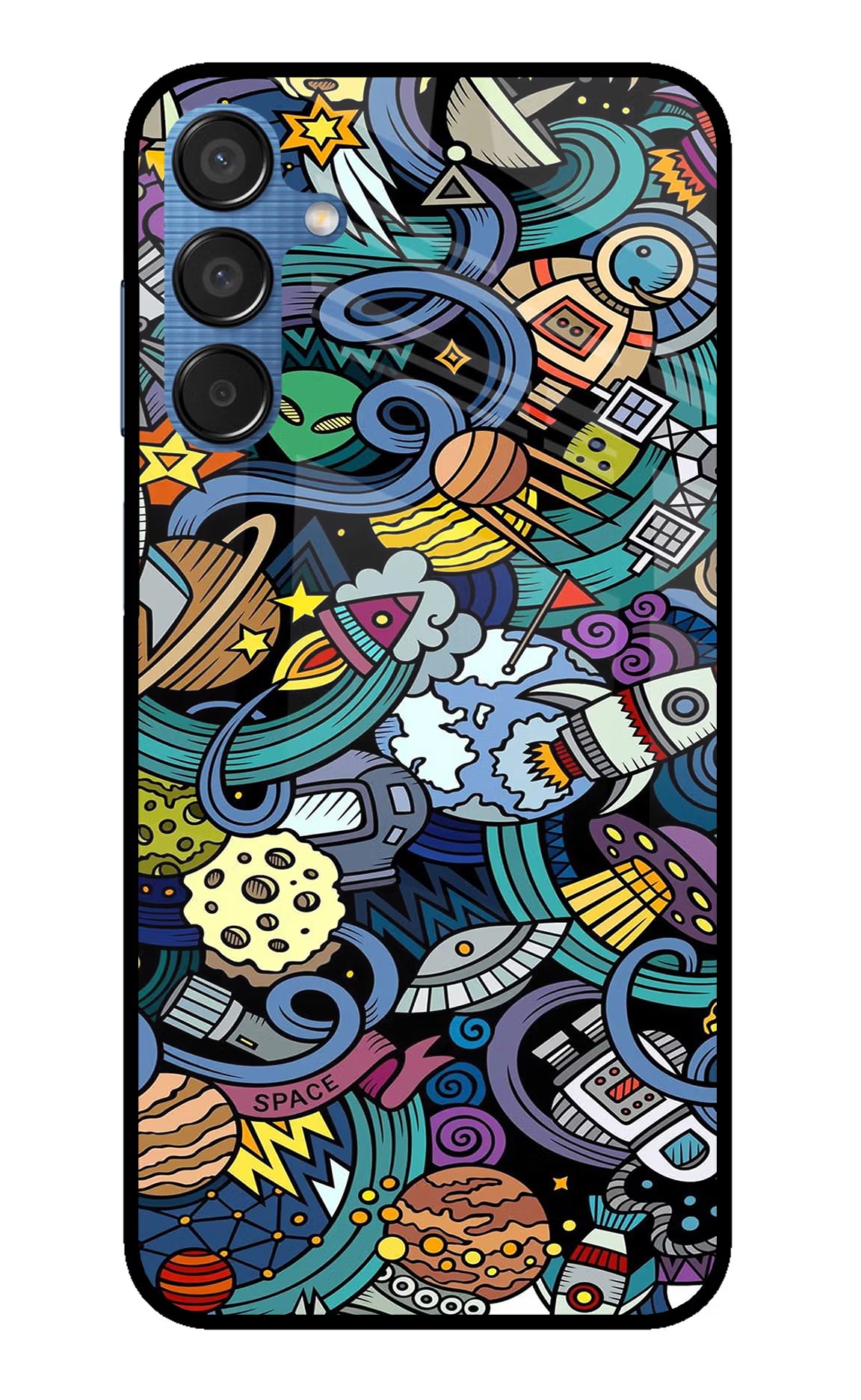 Space Abstract Samsung M15 5G Glass Case - Space Abstract Samsung M15 5G Glass Case Space Abstract Samsung M15 5G Glass Case