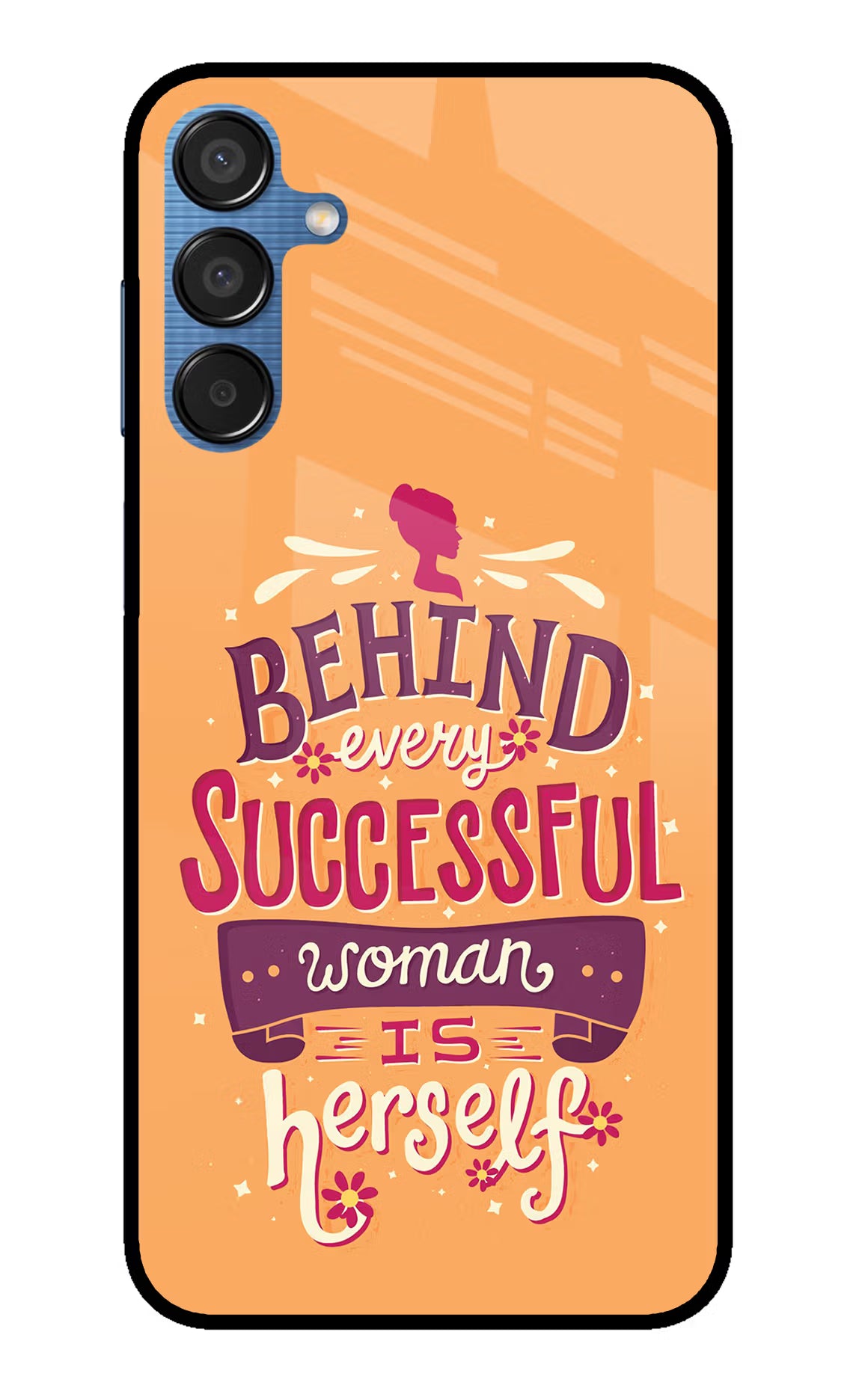 Behind Every Successful Woman There Is Herself Samsung M15 5G Glass Case - Behind Every Successful Woman There Is Herself Samsung M15 5G Glass Case Behind Every Successful Woman There Is Herself Samsung M15 5G Glass Case