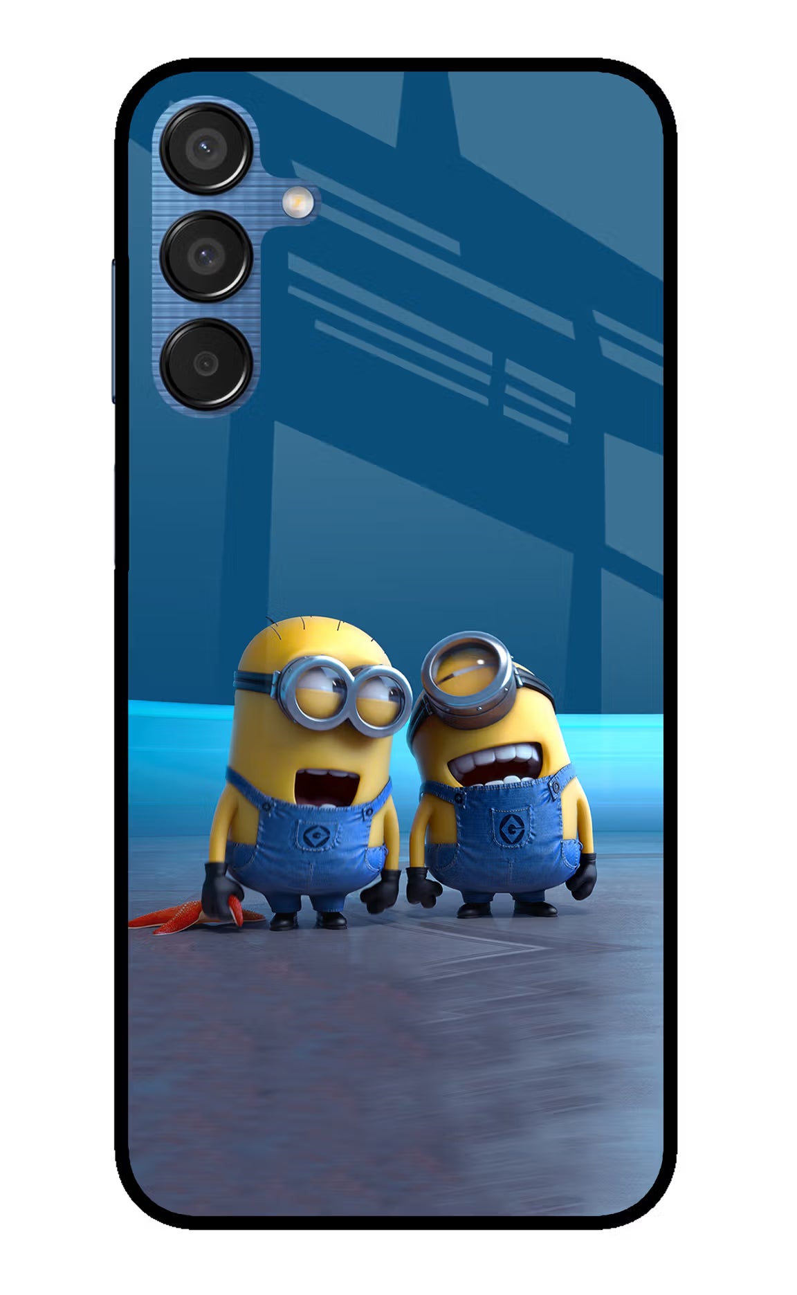 Minion Laughing Samsung M15 5G Glass Case - Minion Laughing Samsung M15 5G Glass Case Minion Laughing Samsung M15 5G Glass Case