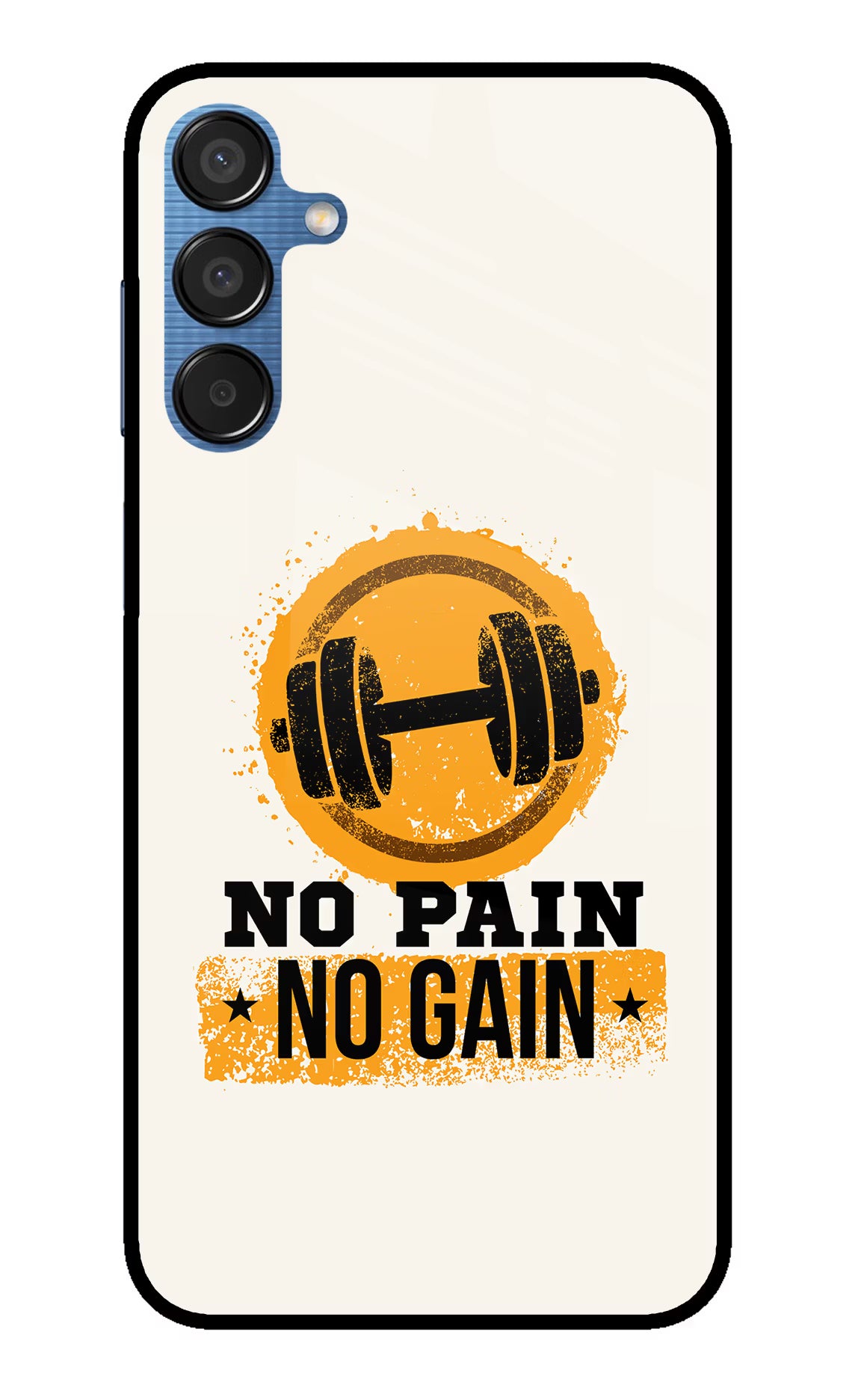 No Pain No Gain Samsung M15 5G Glass Case - No Pain No Gain Samsung M15 5G Glass Case No Pain No Gain Samsung M15 5G Glass Case