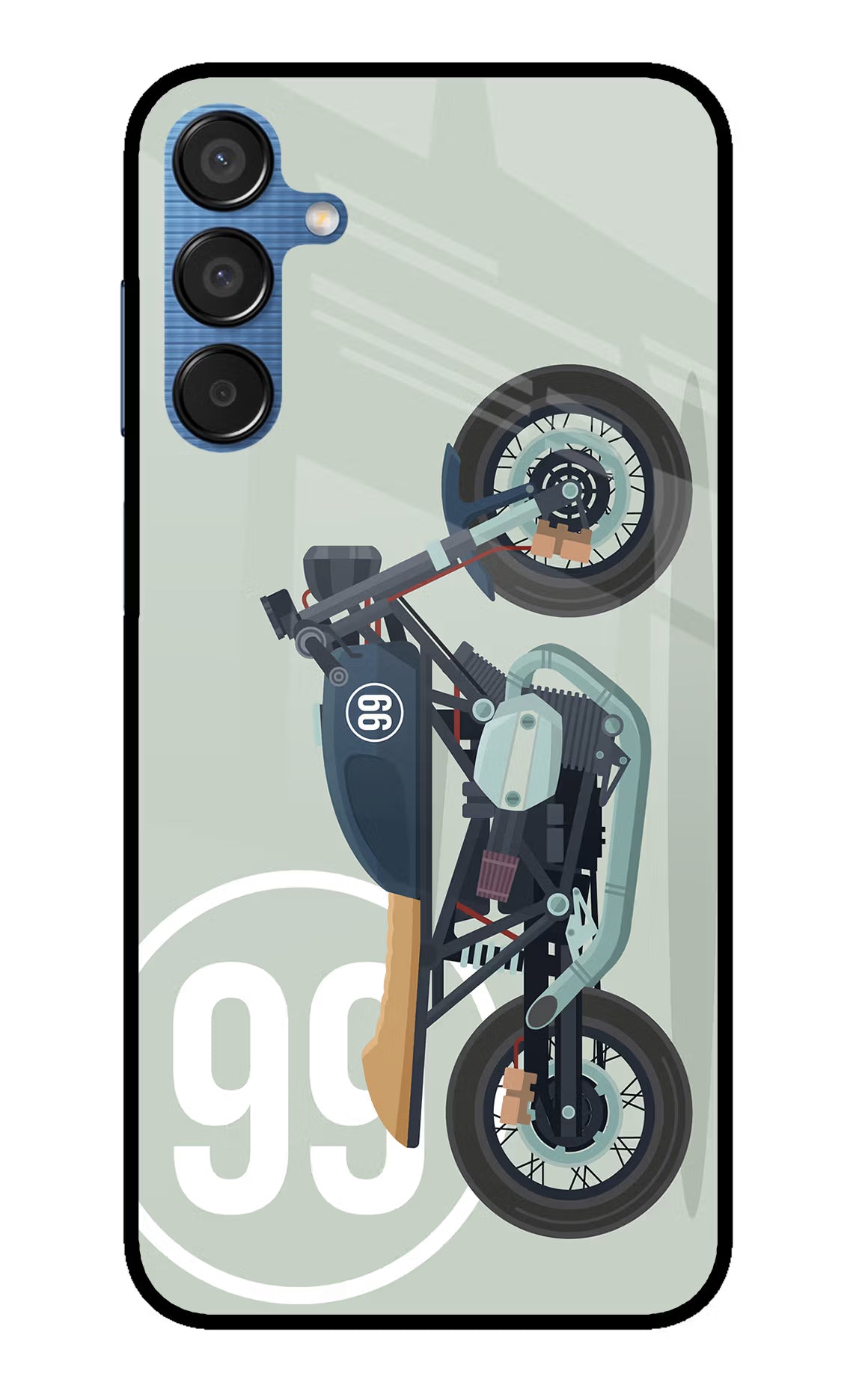 Classic Cafe Racer 99 Samsung M15 5G Glass Case - Classic Cafe Racer 99 Samsung M15 5G Glass Case Classic Cafe Racer 99 Samsung M15 5G Glass Case