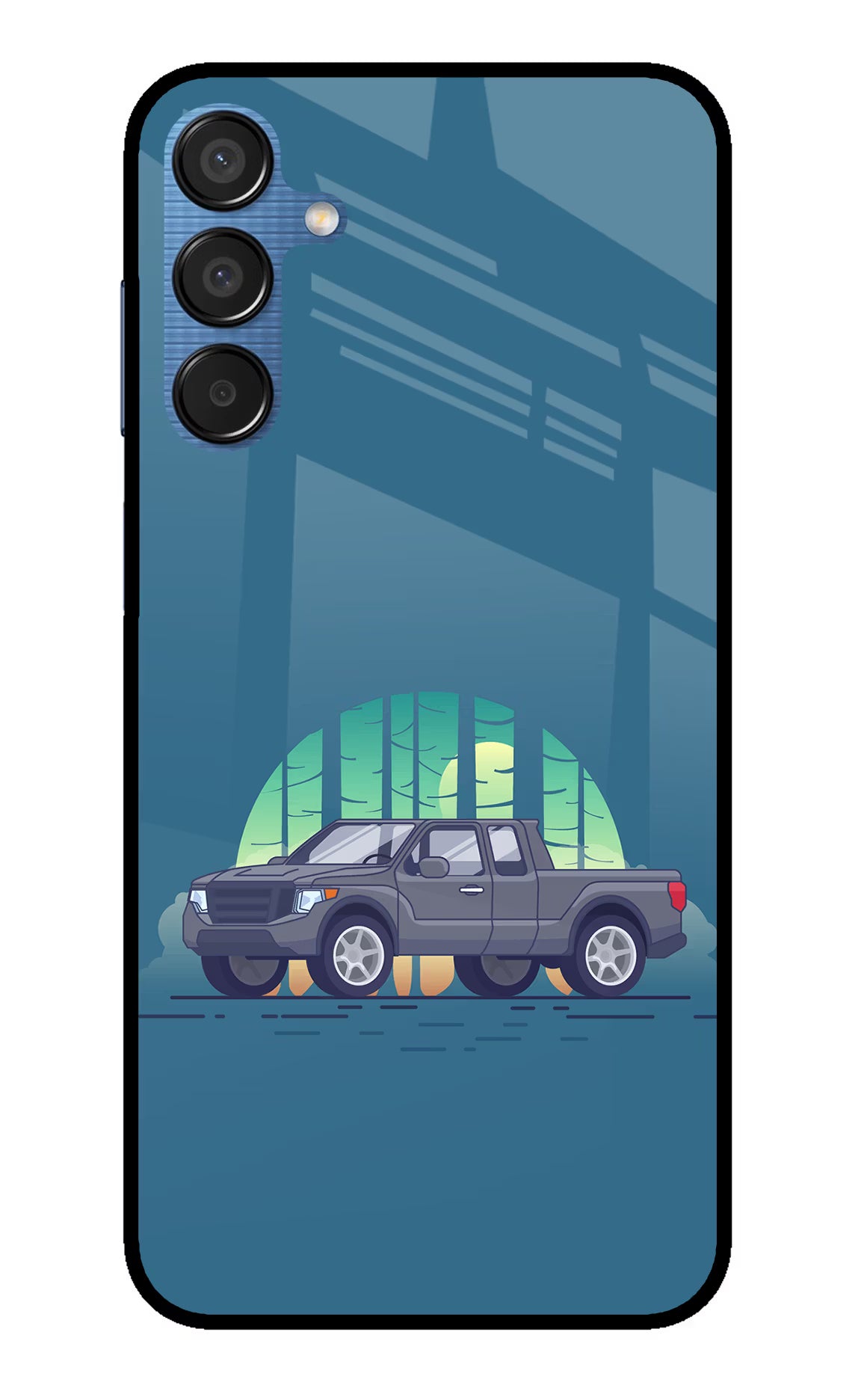 Retro Garage Vibe Samsung M15 5G Glass Case - Retro Garage Vibe Samsung M15 5G Glass Case Retro Garage Vibe Samsung M15 5G Glass Case