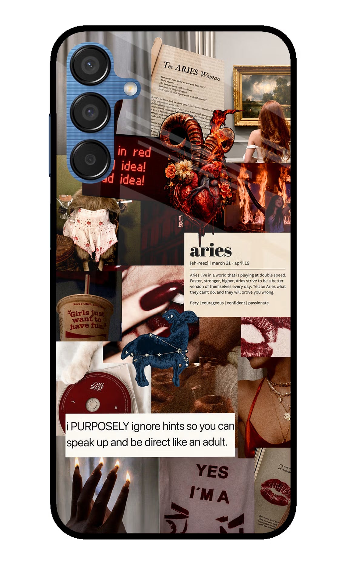 Zodiac Aries Samsung M15 5G Glass Case - Zodiac Aries Samsung M15 5G Glass Case Zodiac Aries Samsung M15 5G Glass Case