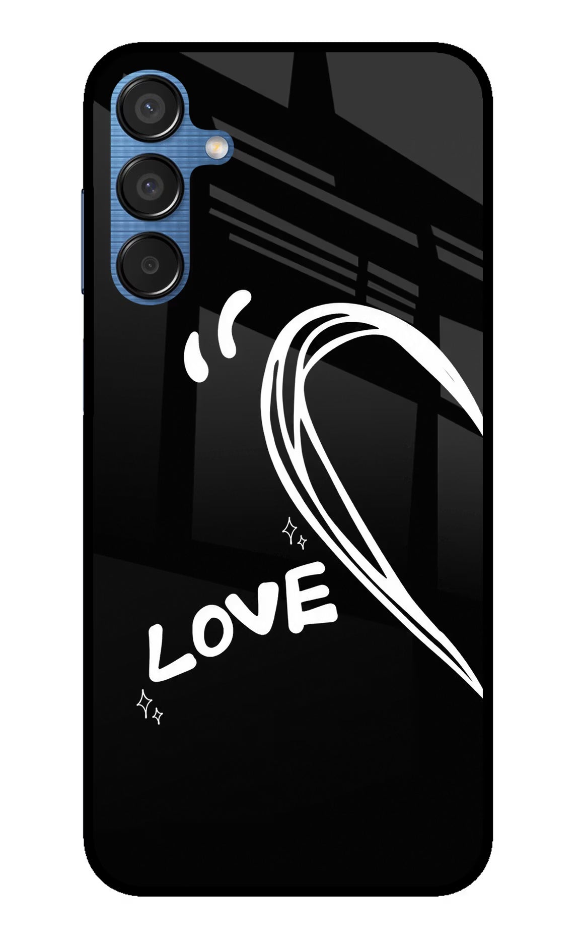Love Line Samsung M15 5G Glass Case - Love Line Samsung M15 5G Glass Case Love Line Samsung M15 5G Glass Case
