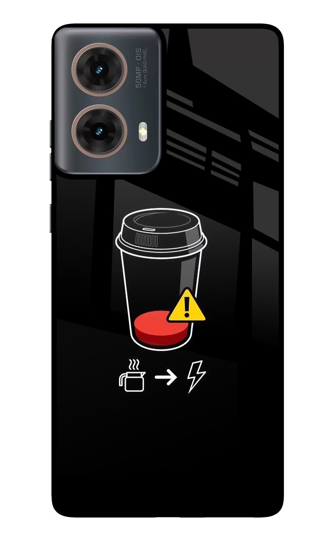 Coffee Motorola G85 Glass Case - Coffee Motorola G85 Glass Case Coffee Motorola G85 Glass Case