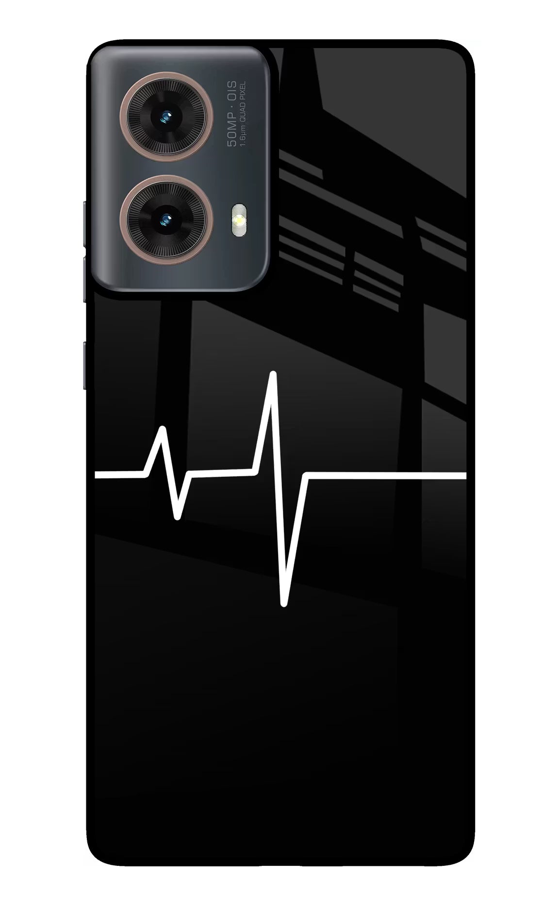 Heart Beats Motorola G85 Glass Case - Heart Beats Motorola G85 Glass Case Heart Beats Motorola G85 Glass Case