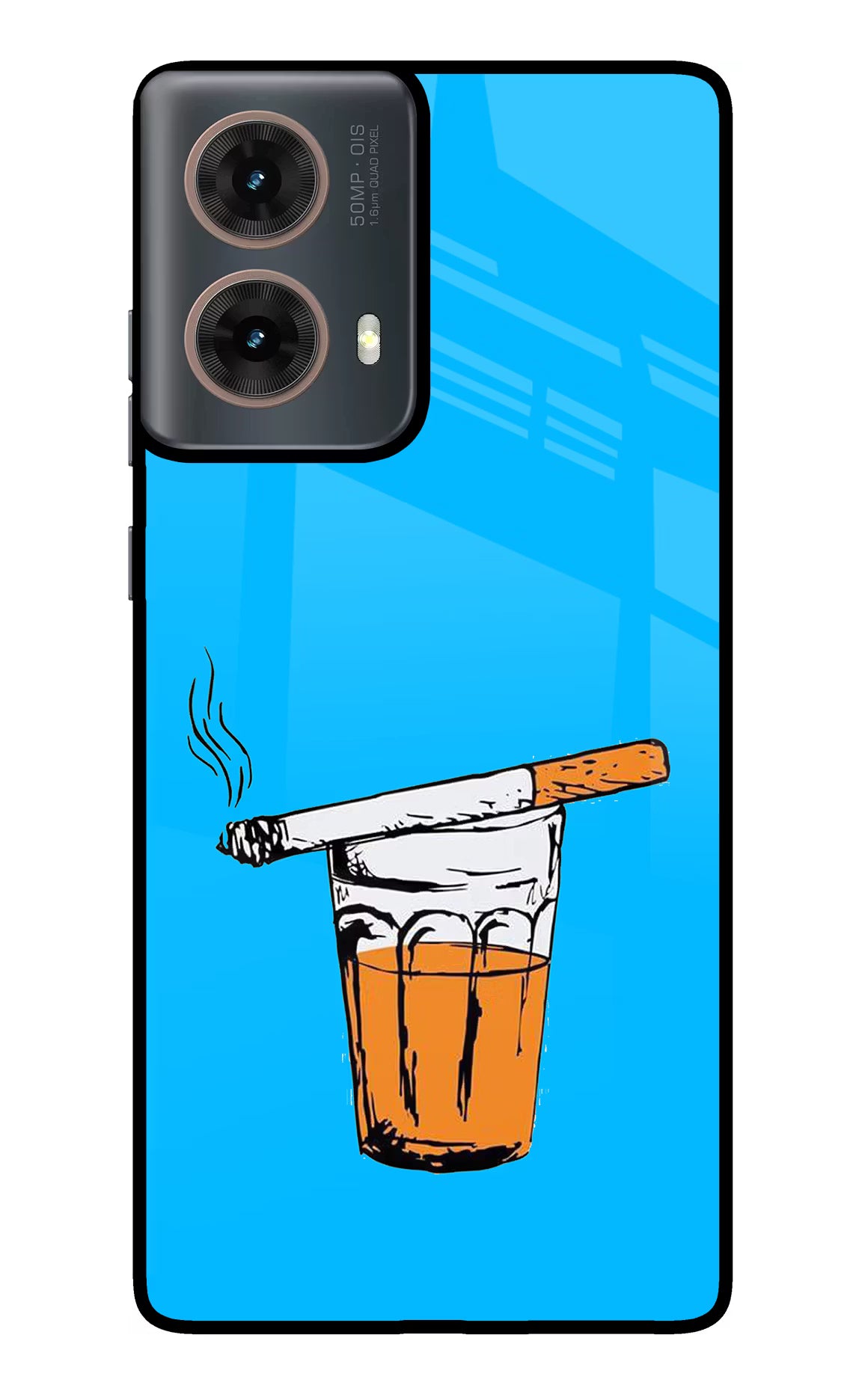 Chai Sutta Motorola G85 Glass Case - Chai Sutta Motorola G85 Glass Case Chai Sutta Motorola G85 Glass Case