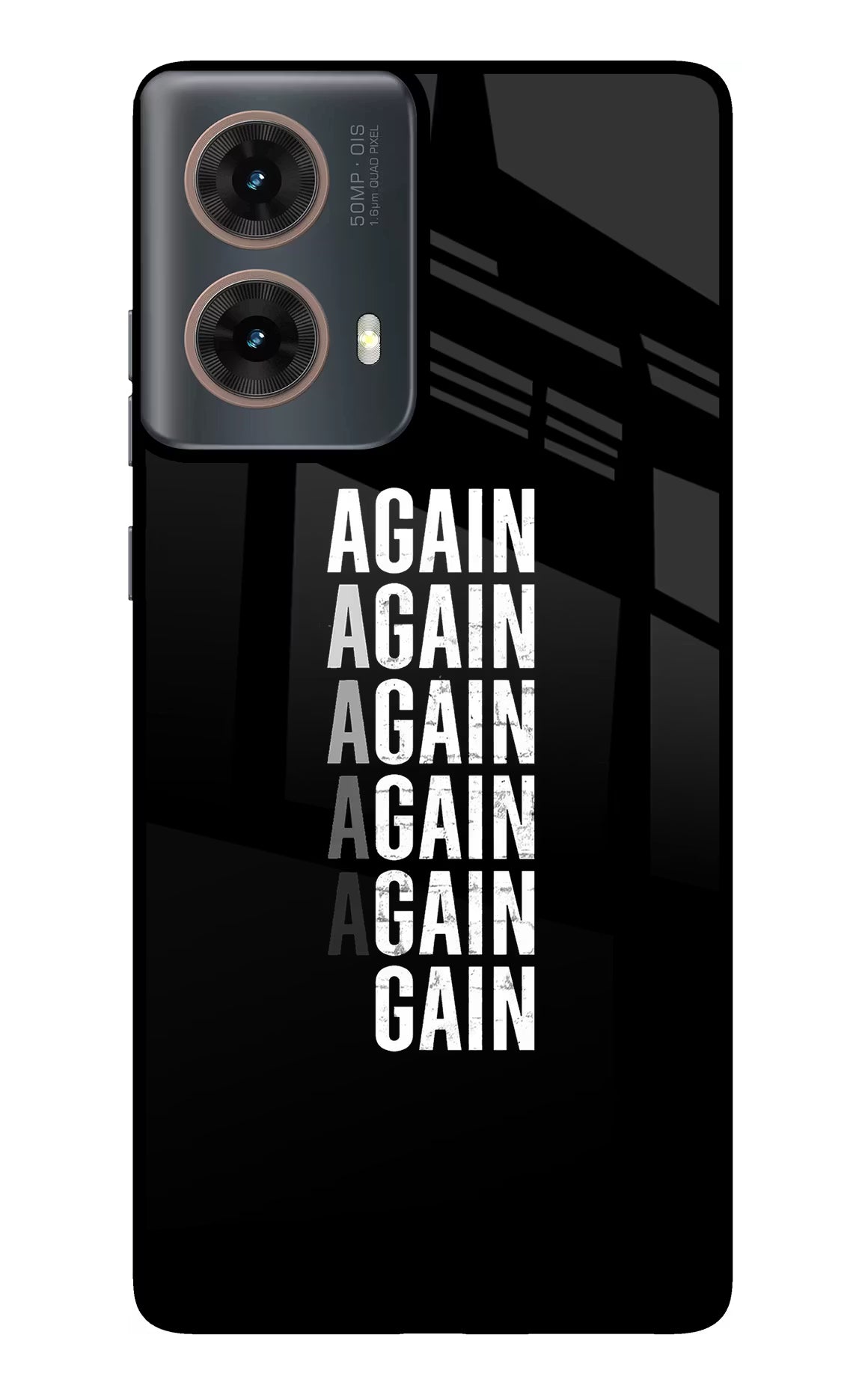 Again Again Gain Motorola G85 Glass Case - Again Again Gain Motorola G85 Glass Case Again Again Gain Motorola G85 Glass Case