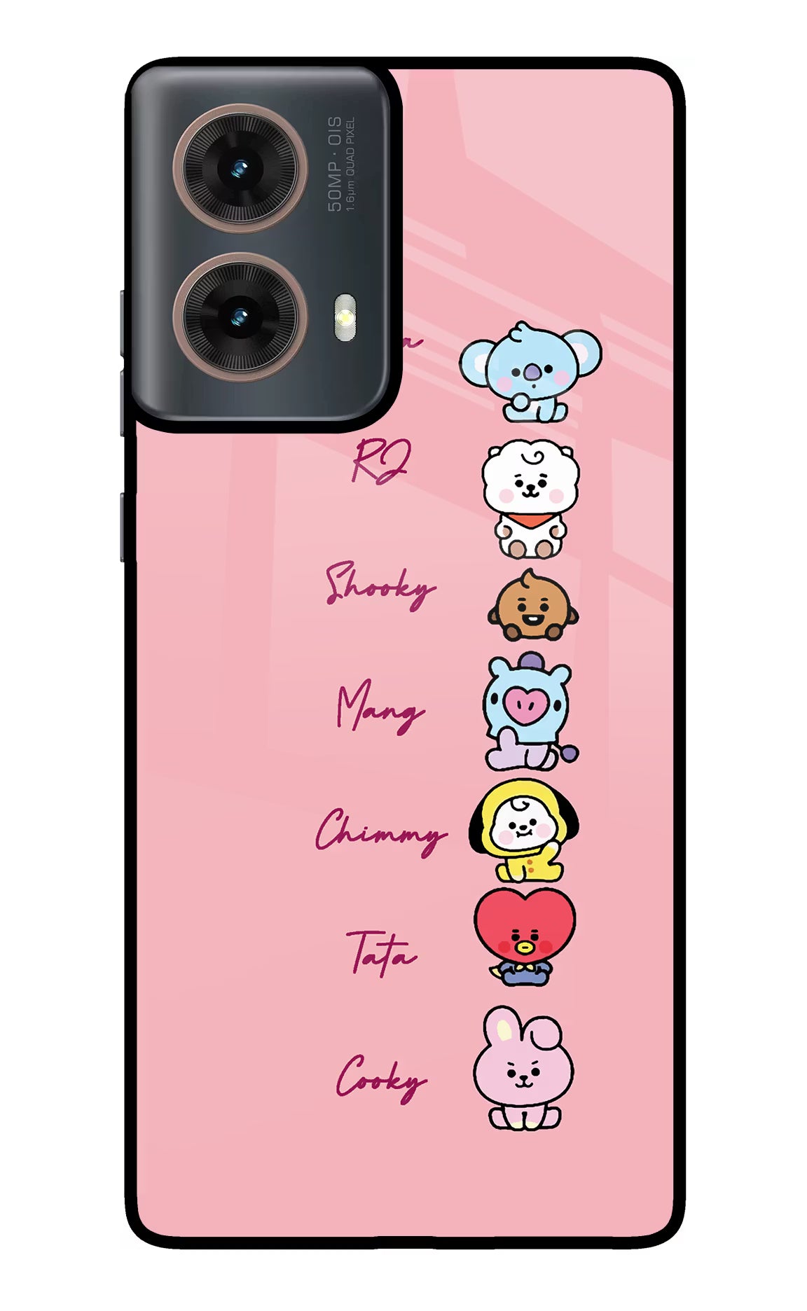 BTS names Motorola G85 Glass Case - BTS names Motorola G85 Glass Case BTS names Motorola G85 Glass Case