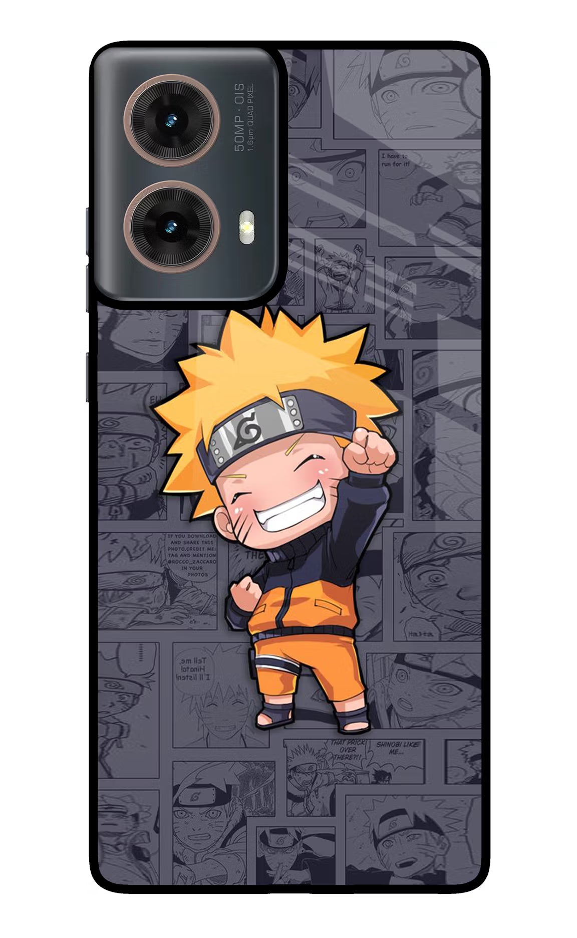 Chota Naruto Motorola G85 Glass Case - Chota Naruto Motorola G85 Glass Case Chota Naruto Motorola G85 Glass Case