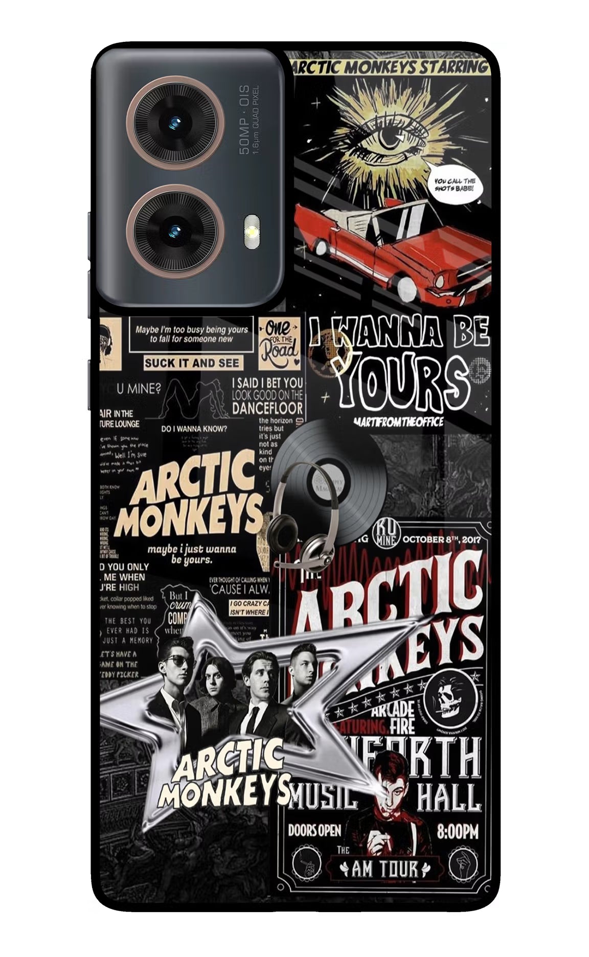 Arctic Monkeys Motorola G85 Glass Case - Arctic Monkeys Motorola G85 Glass Case Arctic Monkeys Motorola G85 Glass Case