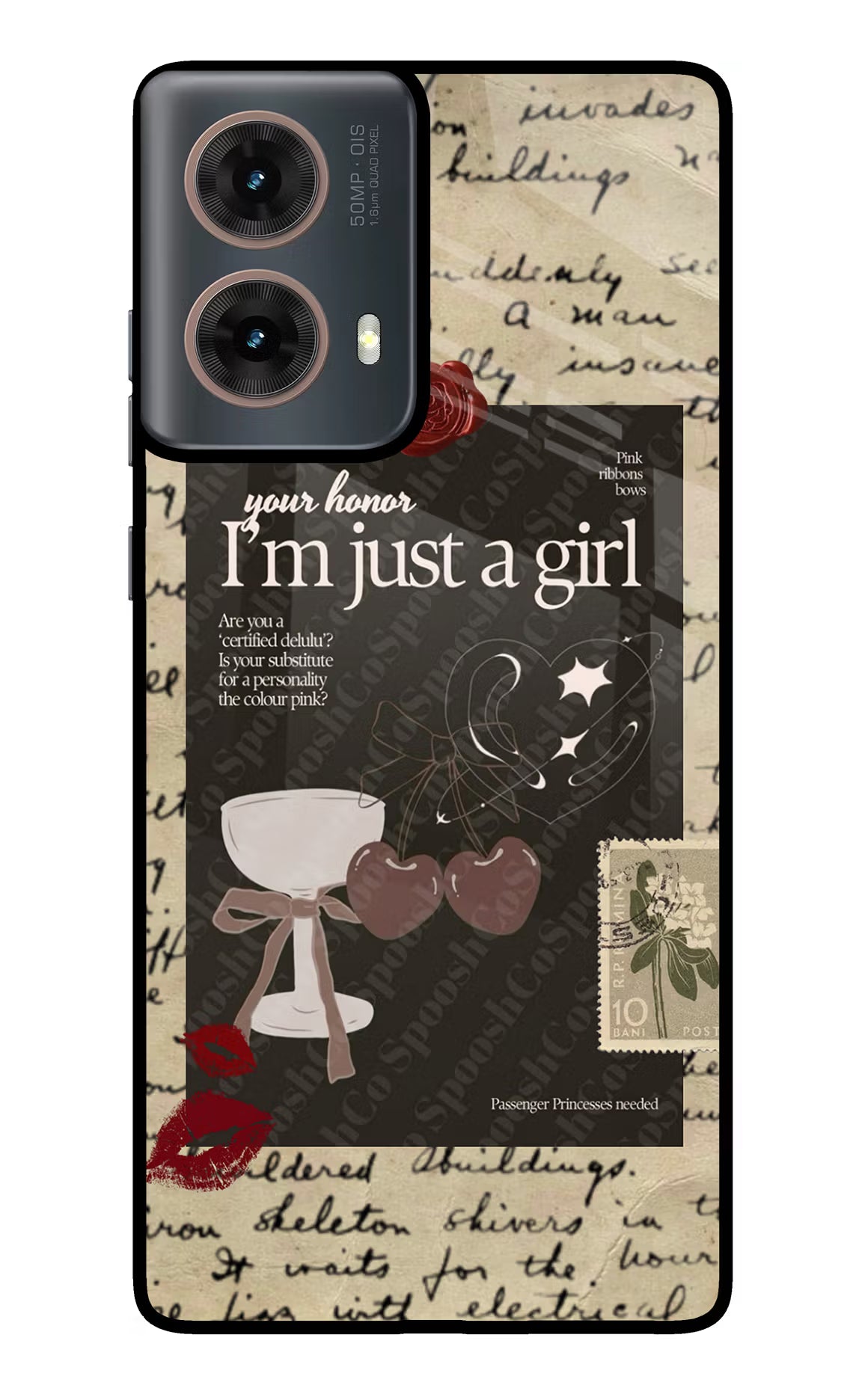 I am just a girl Motorola G85 Glass Case - I am just a girl Motorola G85 Glass Case I am just a girl Motorola G85 Glass Case