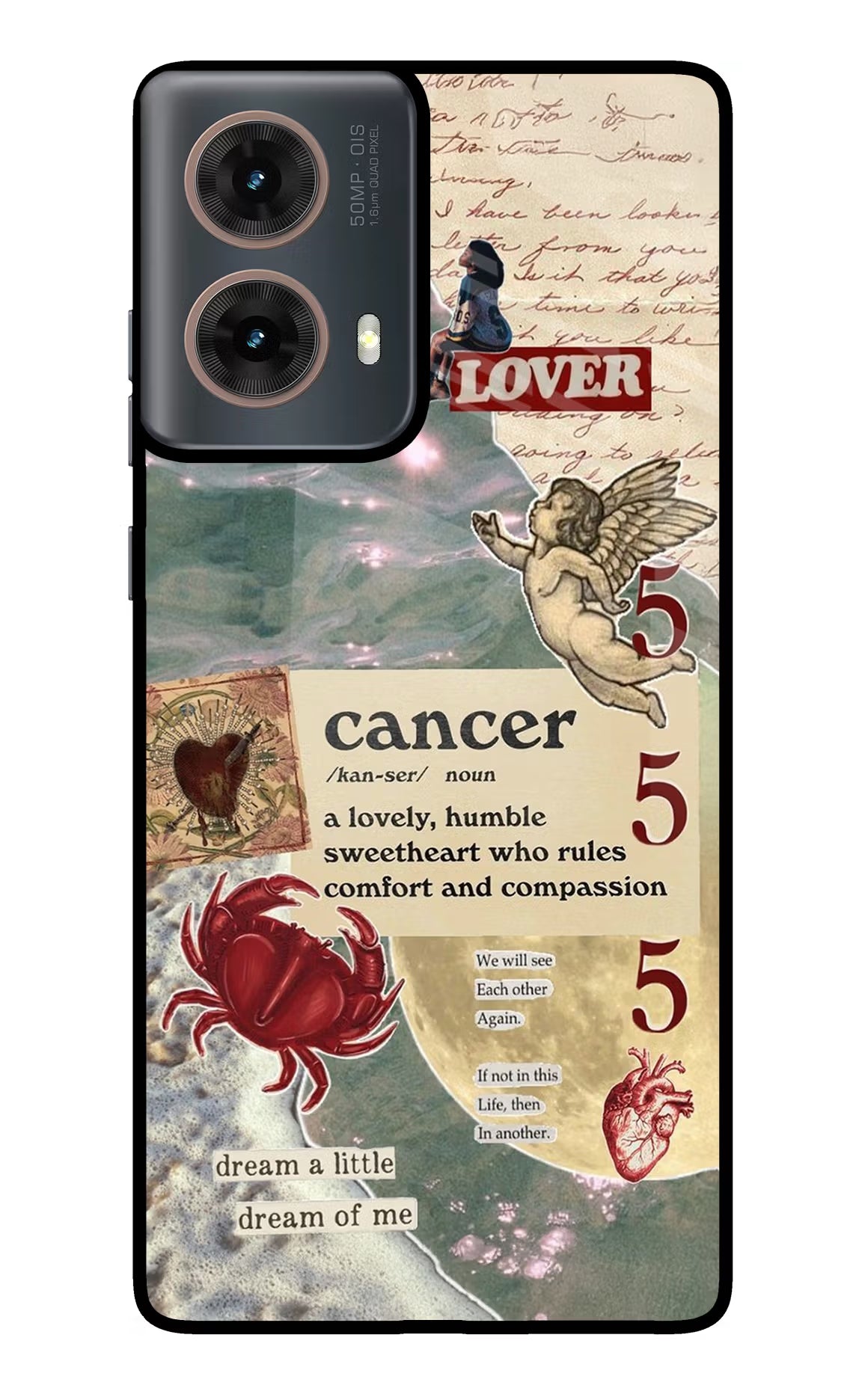 Cancer Zodiac Motorola G85 Glass Case - Cancer Zodiac Motorola G85 Glass Case Cancer Zodiac Motorola G85 Glass Case