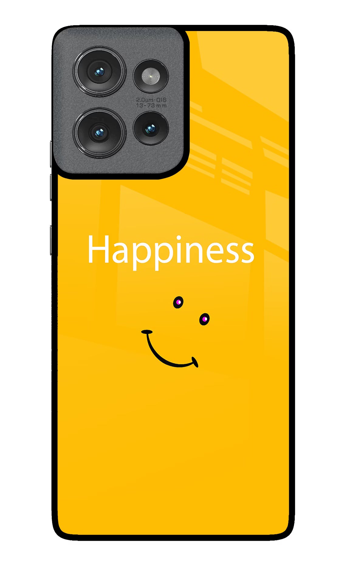 Happiness With Smiley Moto Edge 50 Glass Case - Happiness With Smiley Moto Edge 50 Glass Case Happiness With Smiley Moto Edge 50 Glass Case