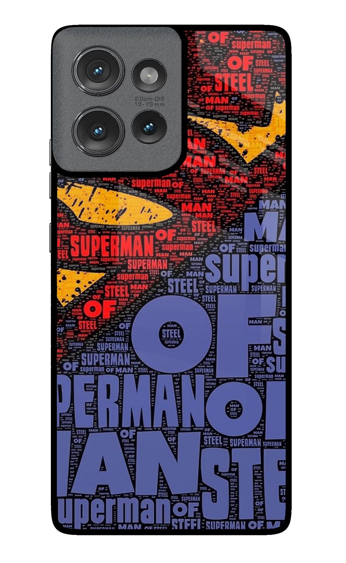 Superman Moto Edge 50 Glass Case - Superman Moto Edge 50 Glass Case Superman Moto Edge 50 Glass Case