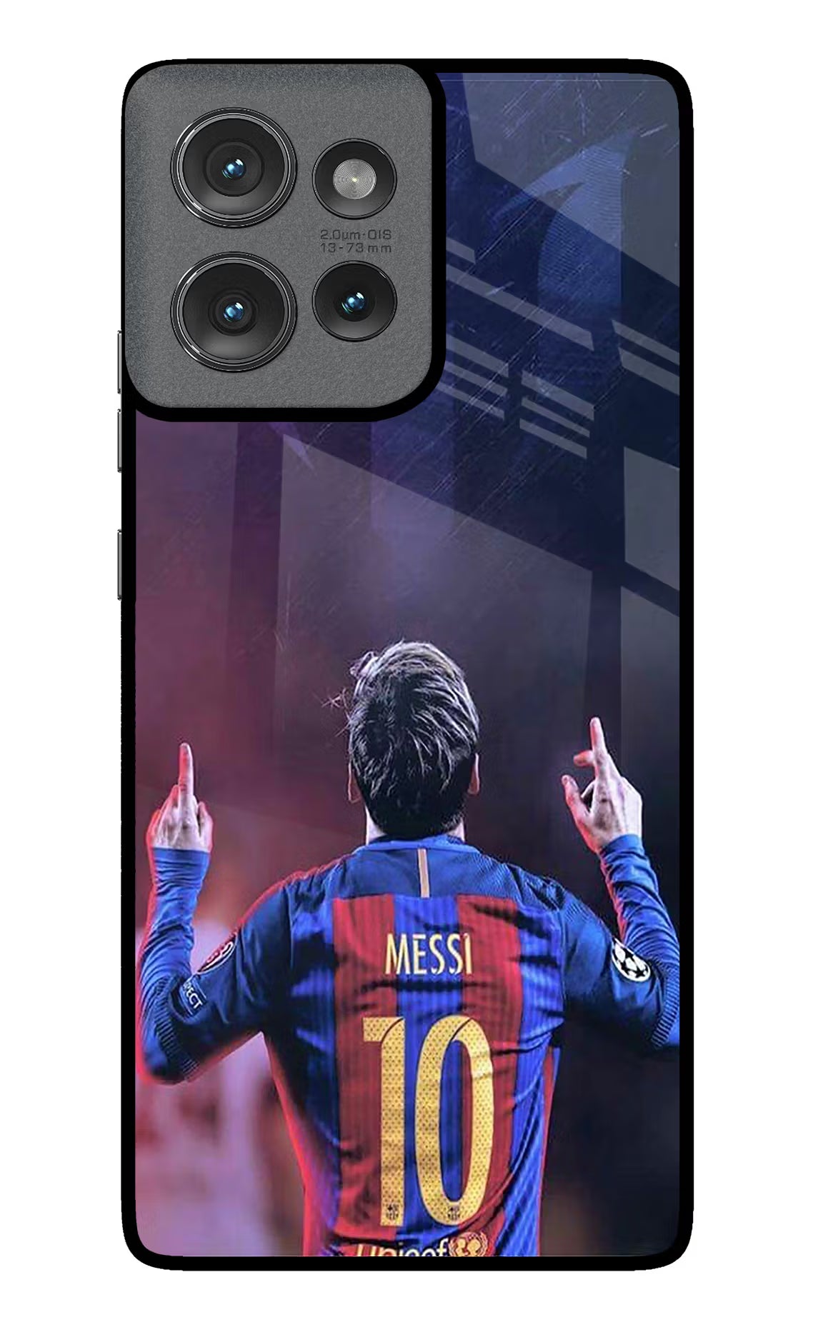 Messi Moto Edge 50 Glass Case - Messi Moto Edge 50 Glass Case Messi Moto Edge 50 Glass Case