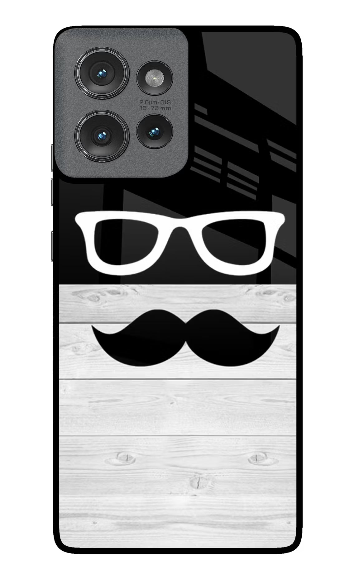Mustache Moto Edge 50 Glass Case - Mustache Moto Edge 50 Glass Case Mustache Moto Edge 50 Glass Case