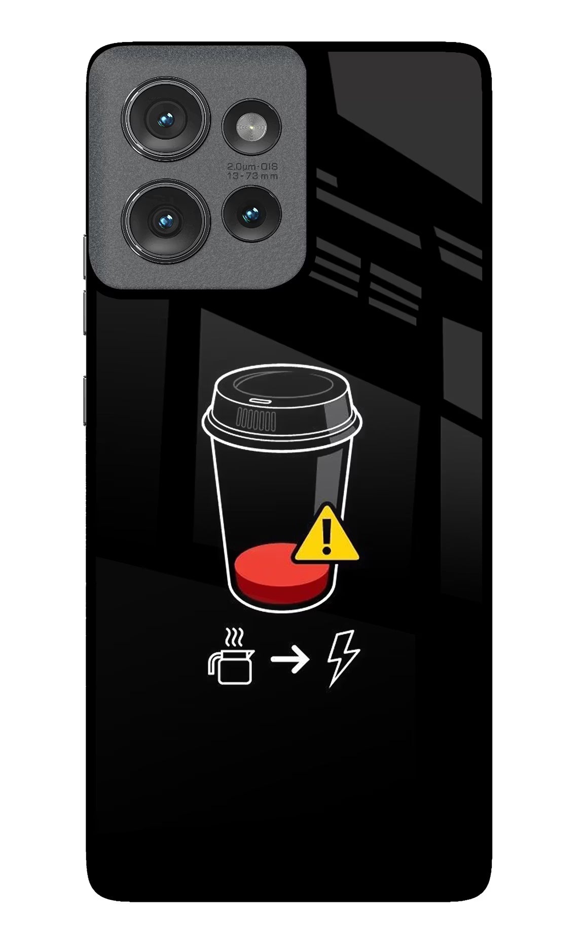 Coffee Moto Edge 50 Glass Case - Coffee Moto Edge 50 Glass Case Coffee Moto Edge 50 Glass Case