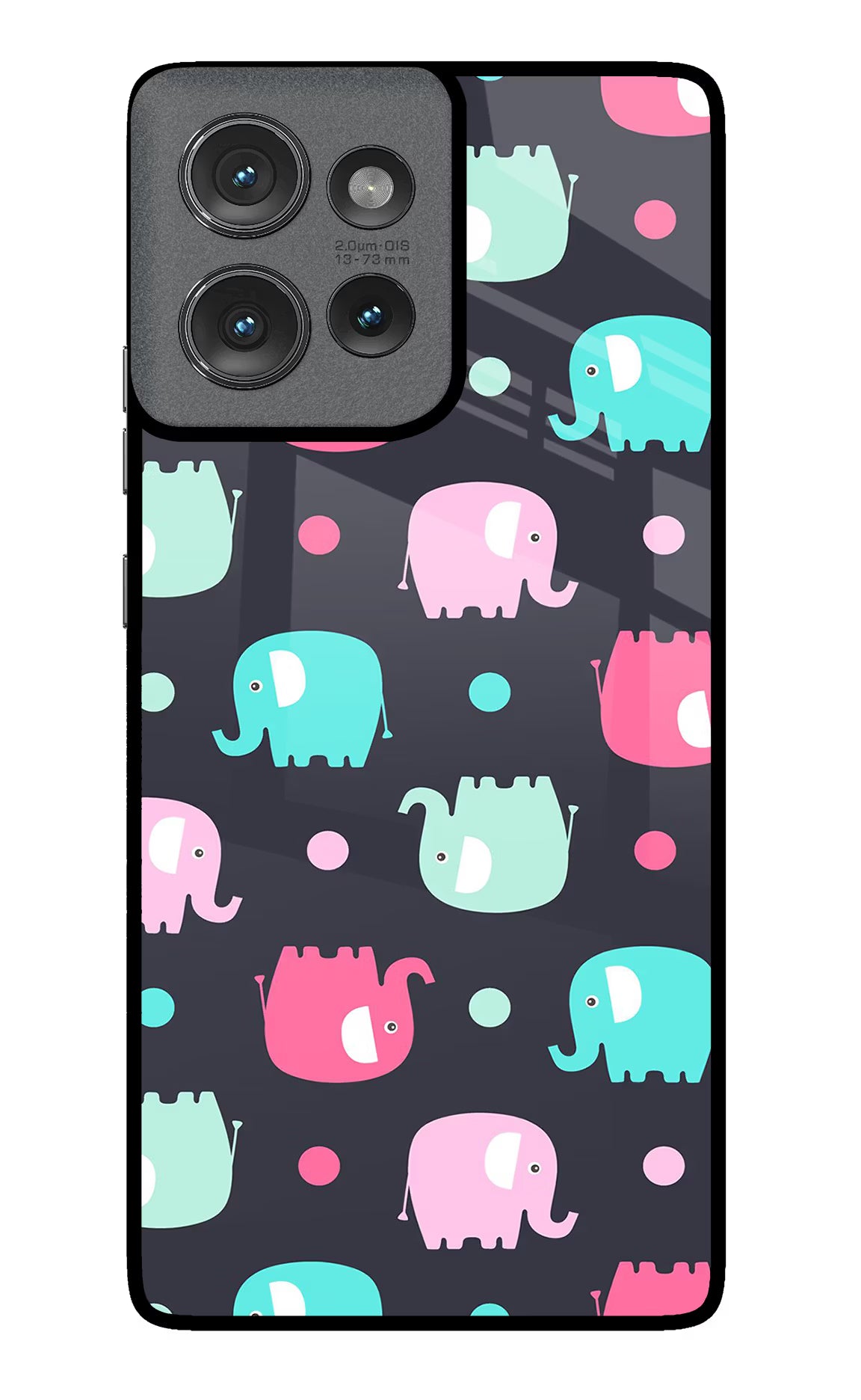 Elephants Moto Edge 50 Glass Case - Elephants Moto Edge 50 Glass Case Elephants Moto Edge 50 Glass Case