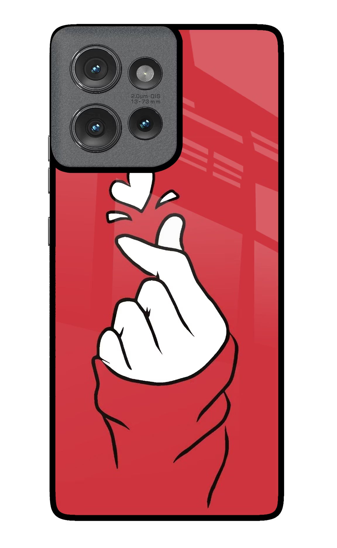 Korean Love Sign Moto Edge 50 Glass Case - Korean Love Sign Moto Edge 50 Glass Case Korean Love Sign Moto Edge 50 Glass Case