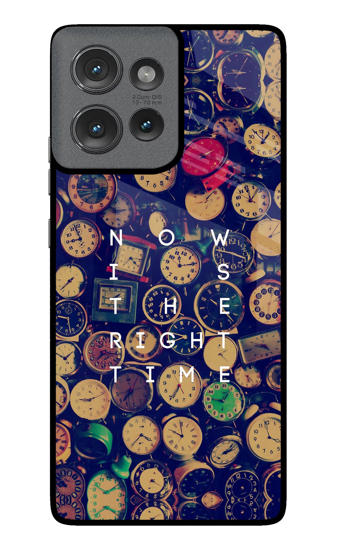 Now is the Right Time Quote Moto Edge 50 Glass Case - Now is the Right Time Quote Moto Edge 50 Glass Case Now is the Right Time Quote Moto Edge 50 Glass Case