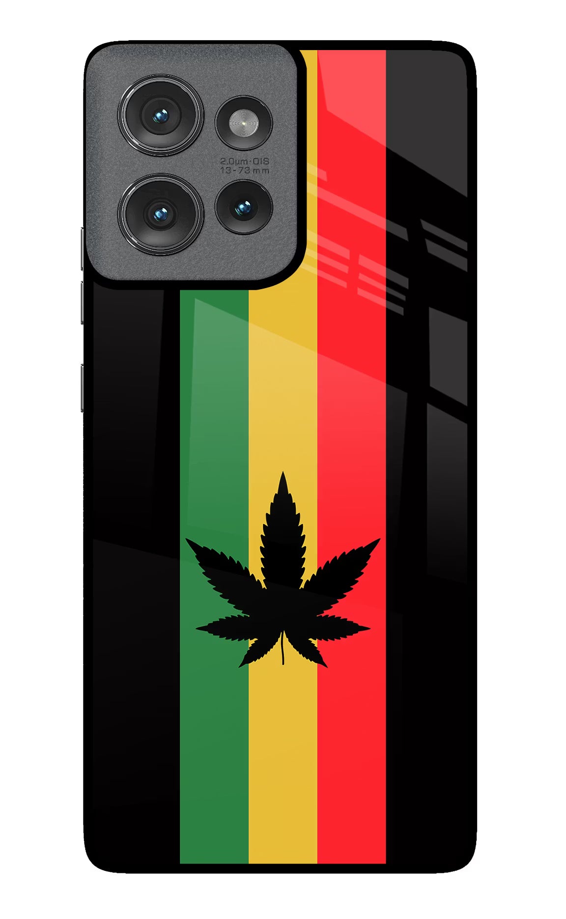 Weed Flag Moto Edge 50 Glass Case - Weed Flag Moto Edge 50 Glass Case Weed Flag Moto Edge 50 Glass Case